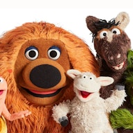 Elmo, Ernie, Bert und Samson aus der deutschen Sesamstraße