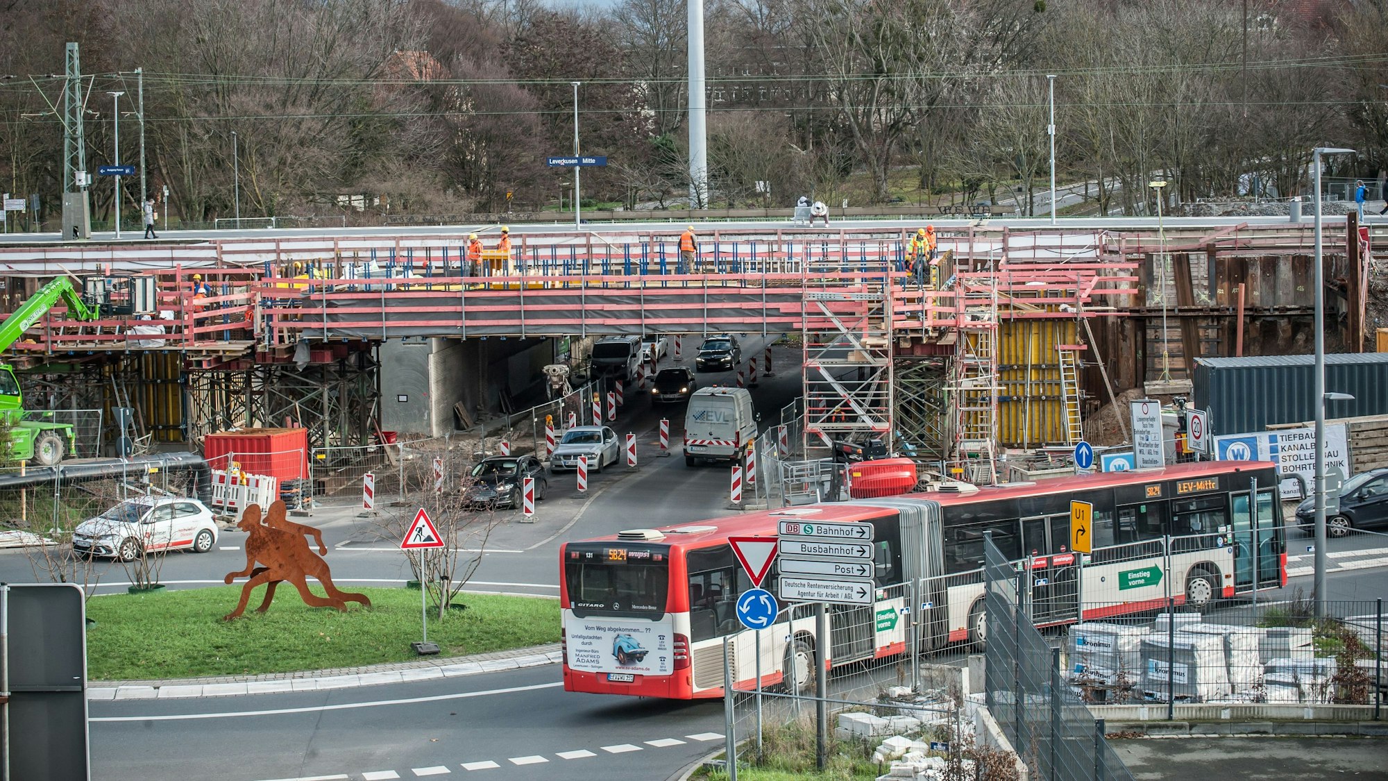 Die Stadt kündigt Bauarbeiten an der Rathenaustraße an. (Archivfoto)