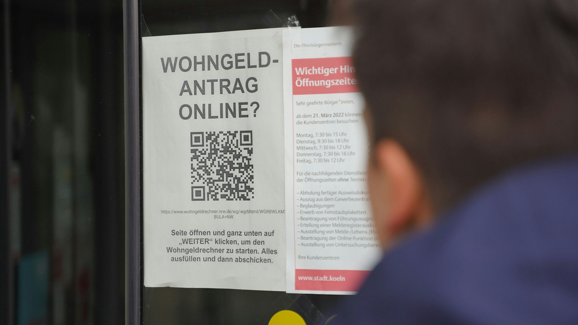 Wohngeld Plus Wohngeldantrag Stadt Köln Stadtverwaltung Sozialleistung Aaachener Straße Zentrale Wohngeldstelle Lindenthal Bezirksrathaus Symbolbild