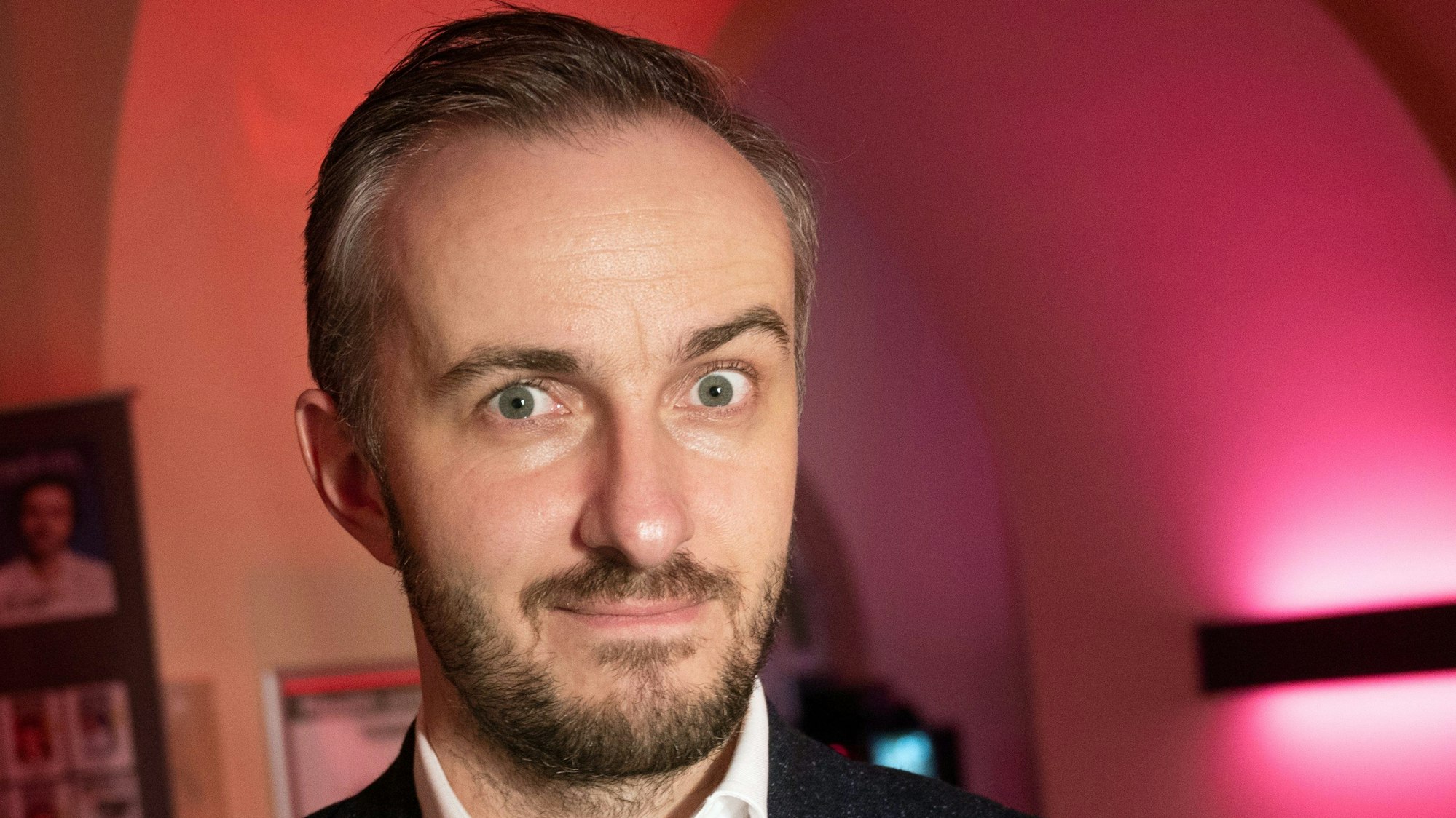 Jan Böhmermann bei der Preisverleihung der „Journalistinnen und Journalisten des Jahres 2019“.