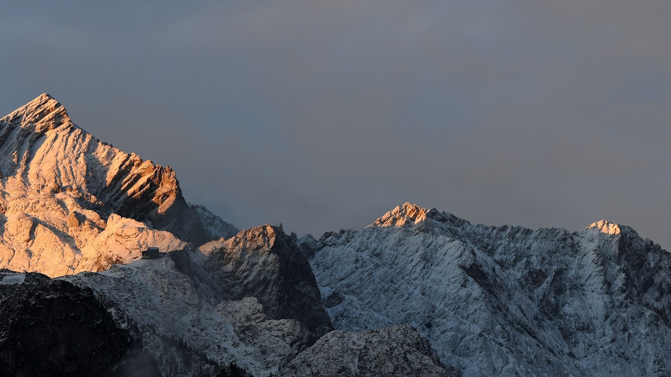 Das Wettersteingebirge in den Alpen