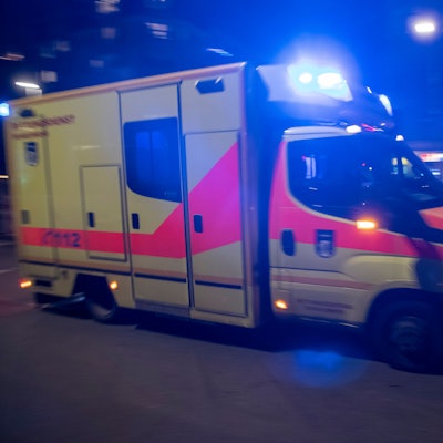 Rettungswagen in Berlin am 30.12.2022