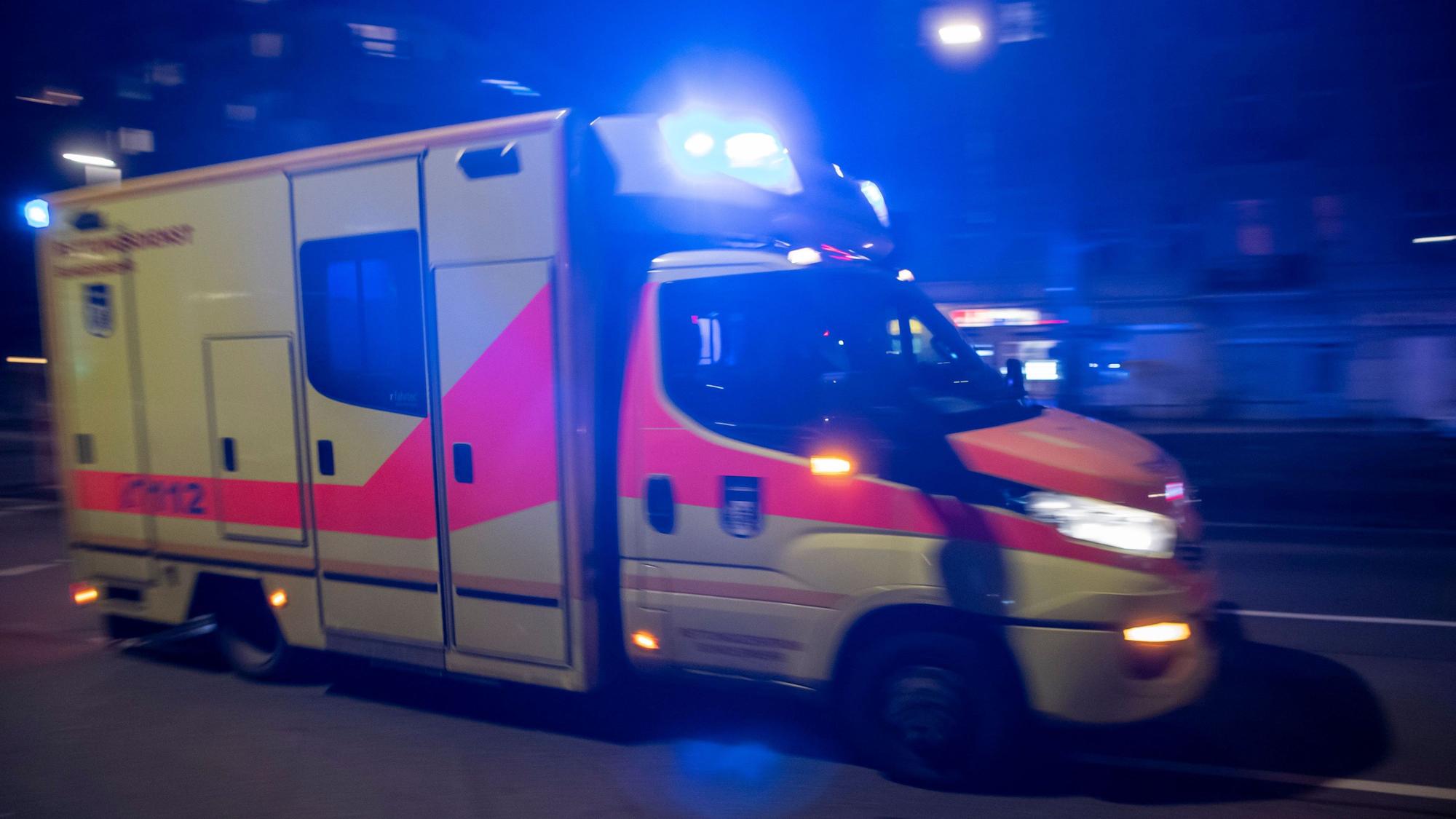 Rettungswagen in Berlin am 30.12.2022