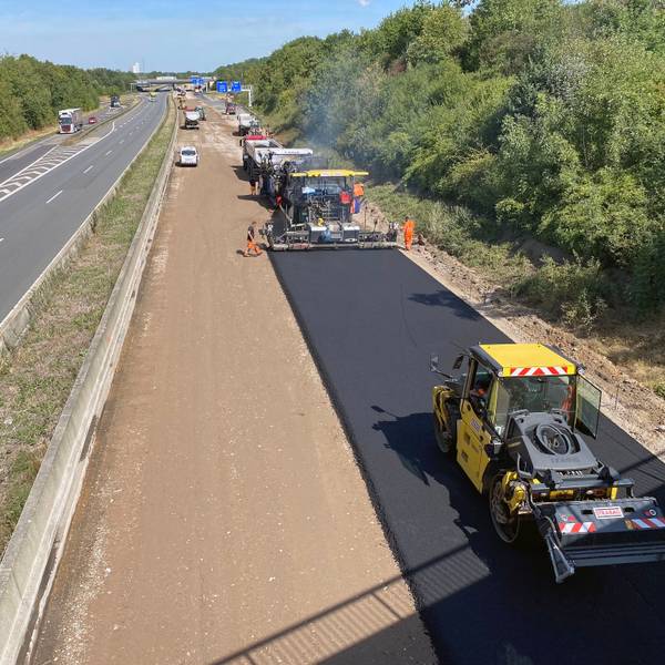 Mehrere Monate zogen sich die Arbeiten an der A 61 hin. Seit Dezember ist die Autobahn wieder frei. Nun stehen noch Restarbeiten an.
