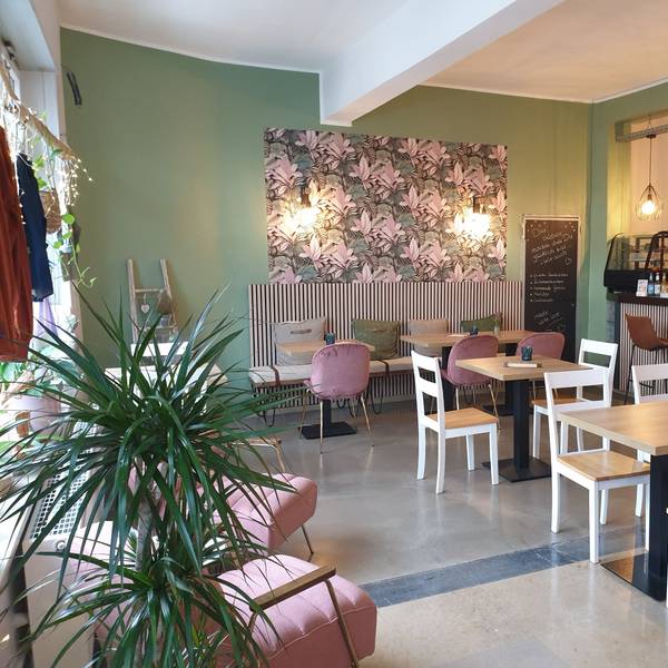 Die Räumlichkeiten des JayJay Yogastudio mit Café und Shop in Köln Ehrenfeld.