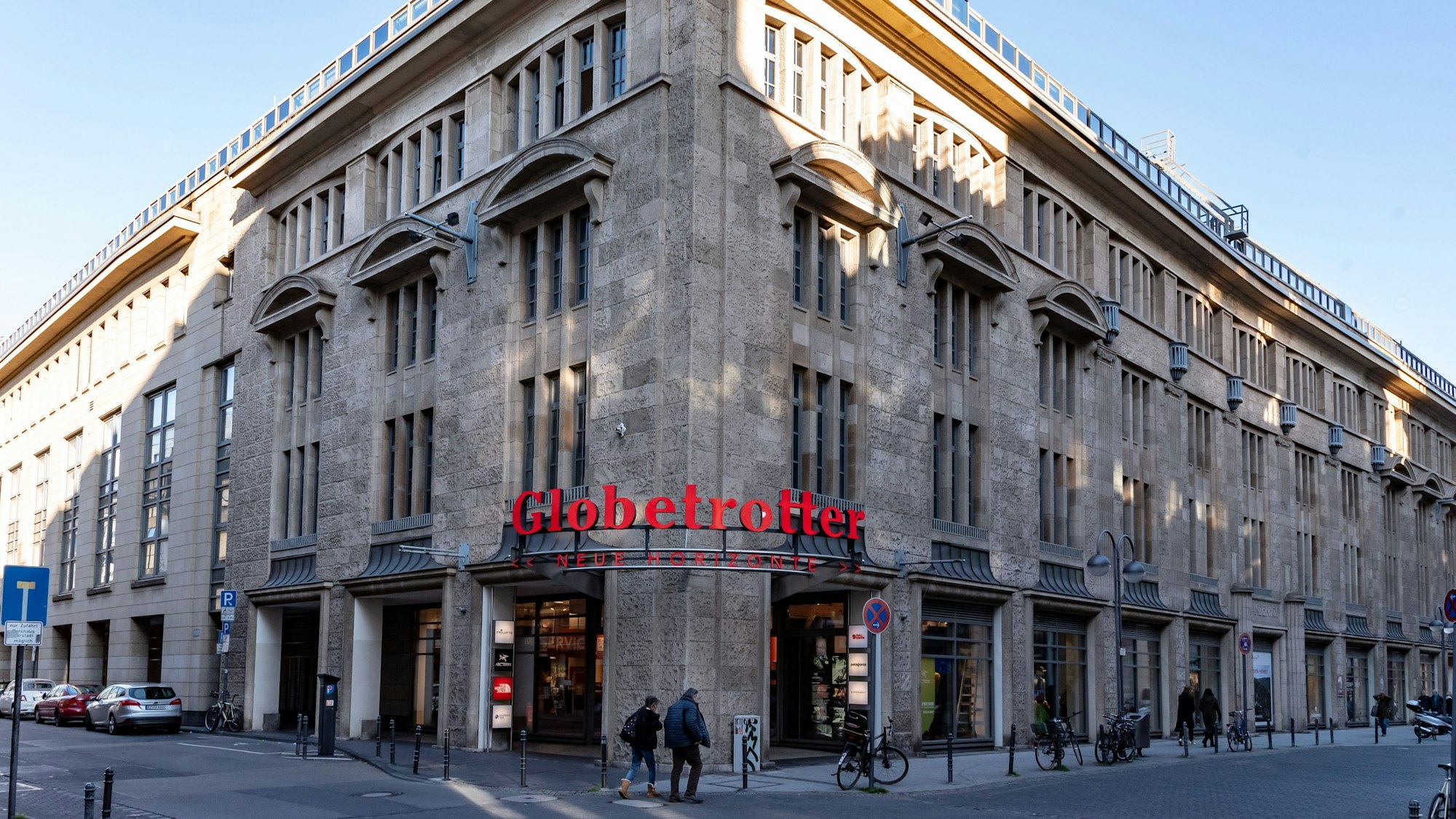 Das Ladengeschäft von Globetrotter im Kölner Olivandenhof.