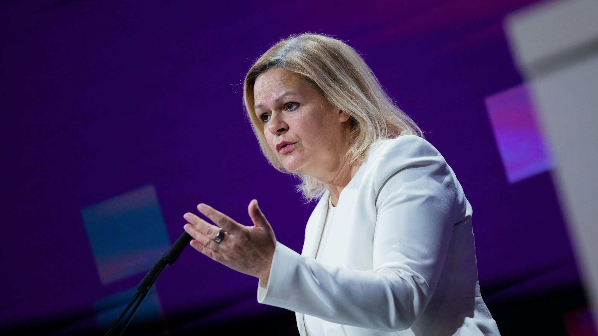 Bundesinnenministerin Nancy Faeser (SPD)