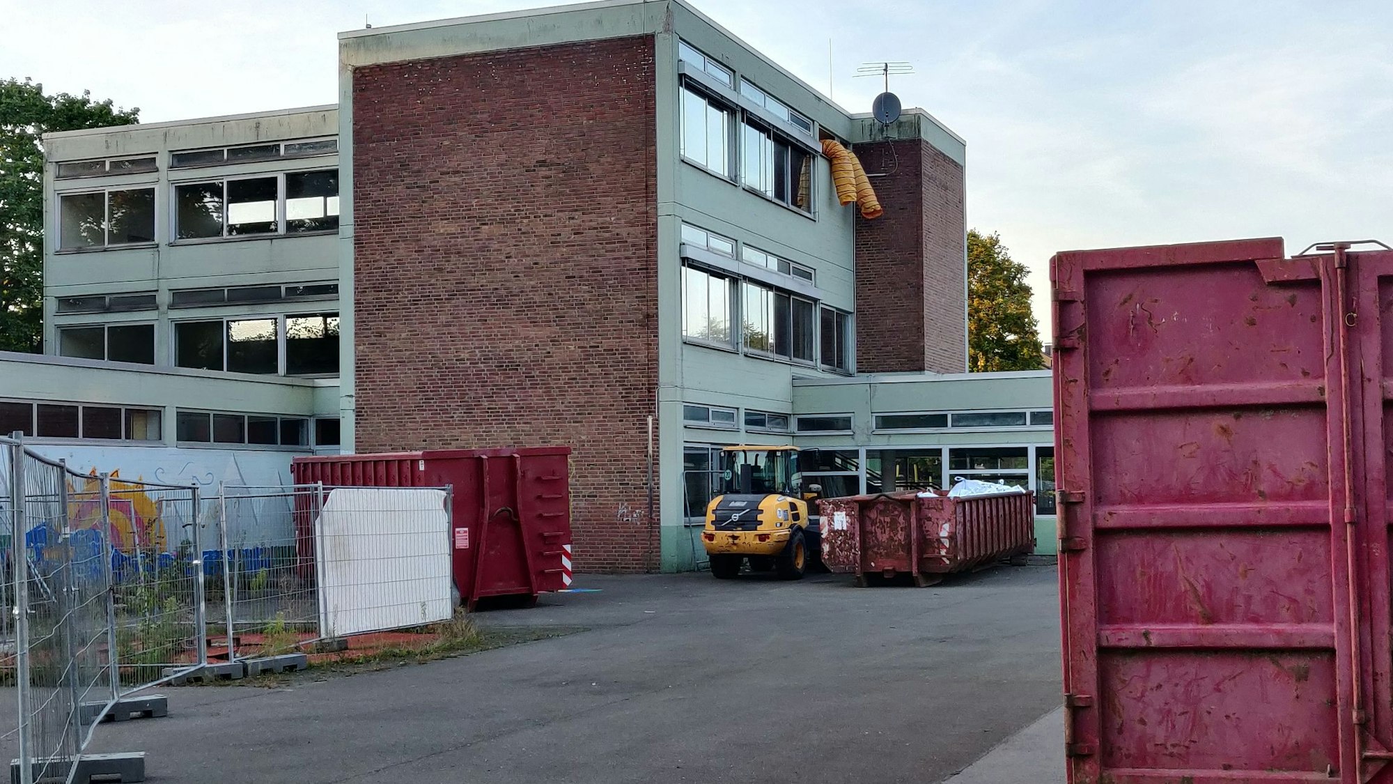 Baustelle der GGS Büscherhof in Leichlingen.