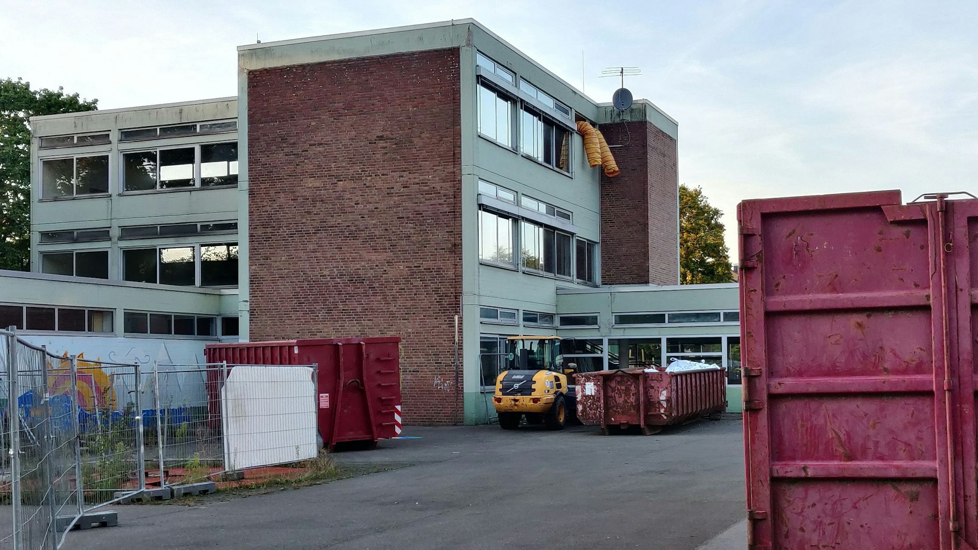 Baustelle der GGS Büscherhof in Leichlingen