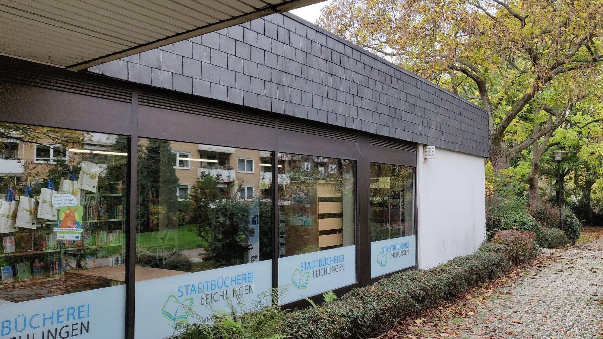Die Leichlinger Stadtbücherei am Stadtpark.