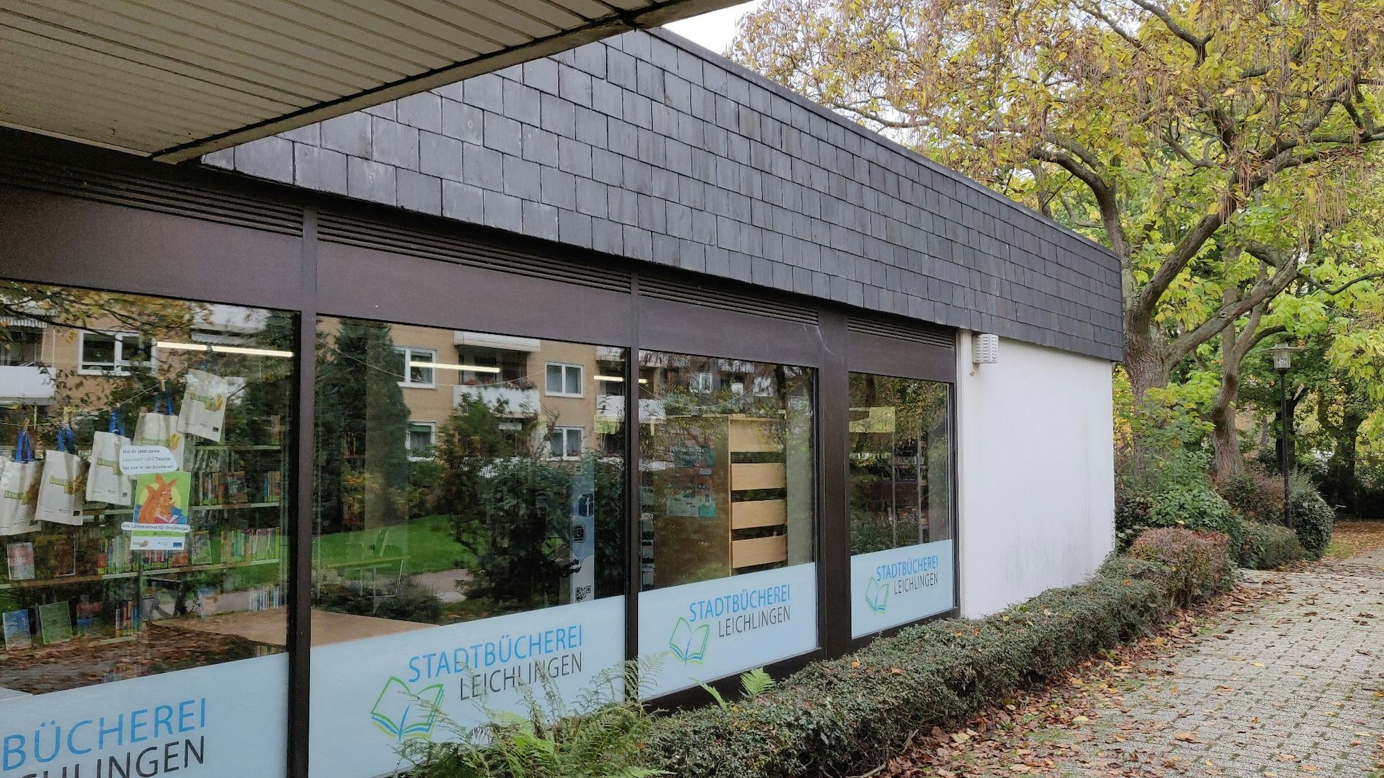 Die Leichlinger Stadtbücherei am Stadtpark.