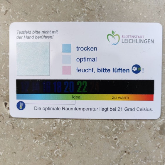 Die Raumklimakarte der Stadt Leichlingen