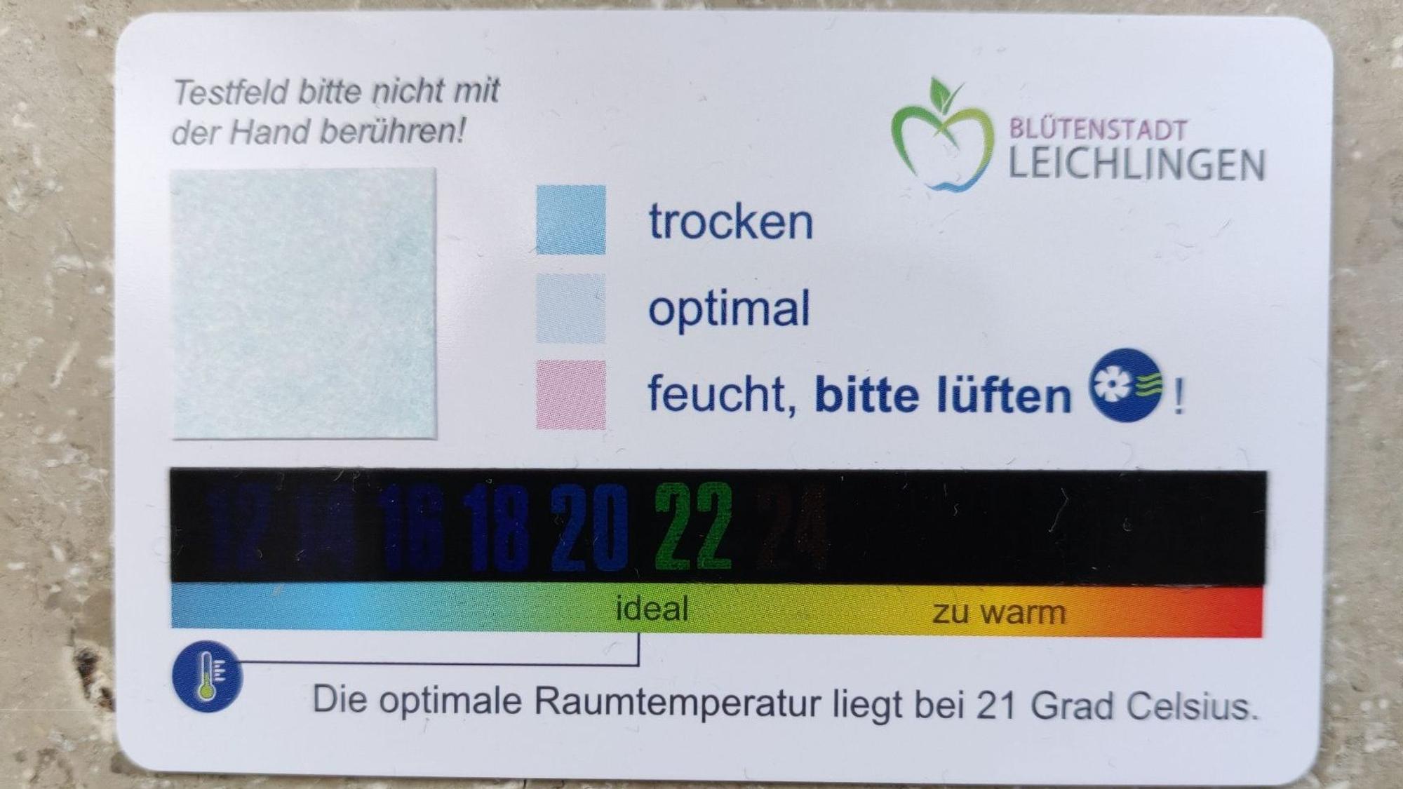 Die Raumklimakarte der Stadt Leichlingen