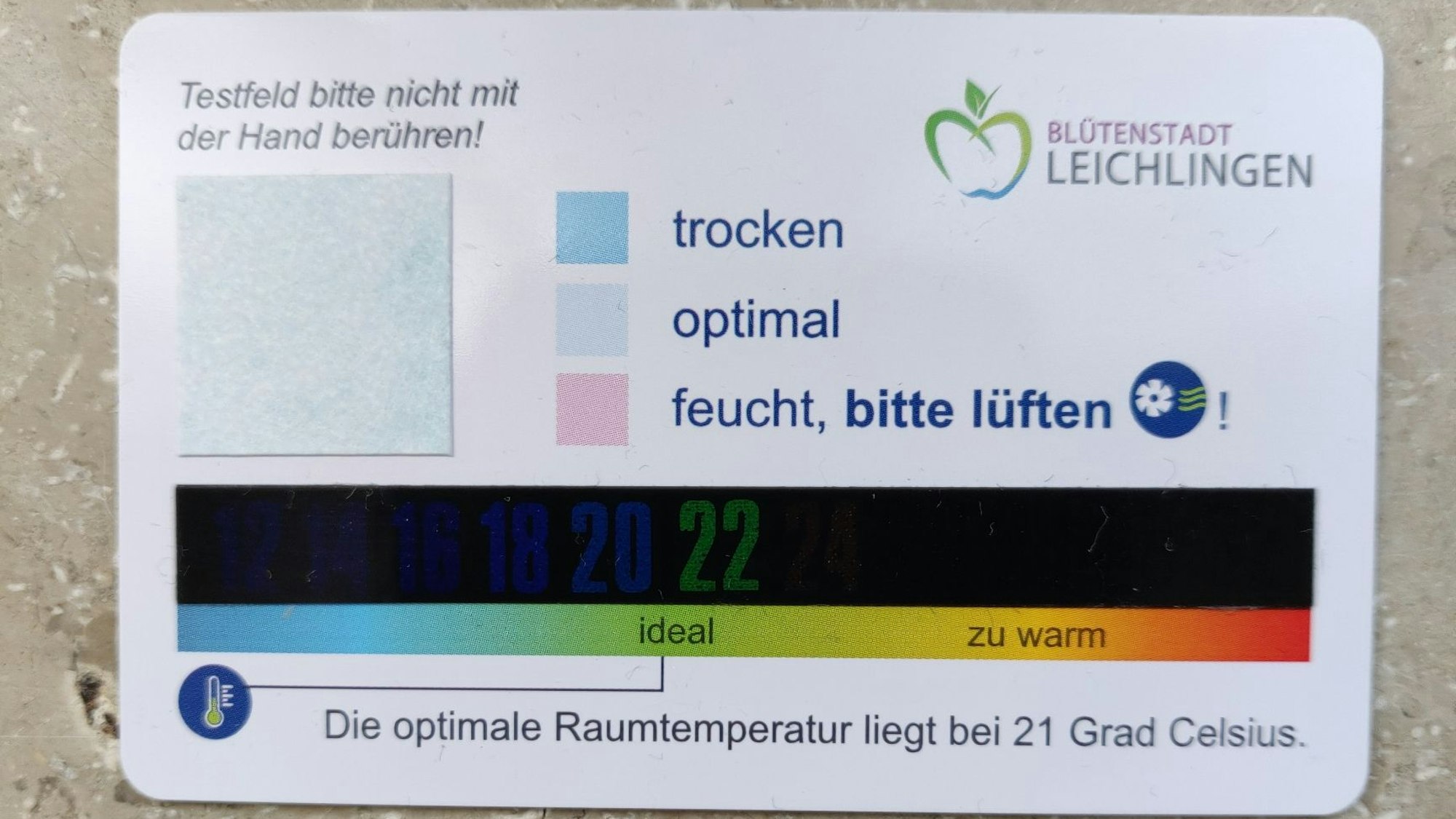 Die Raumklimakarte der Stadt Leichlingen