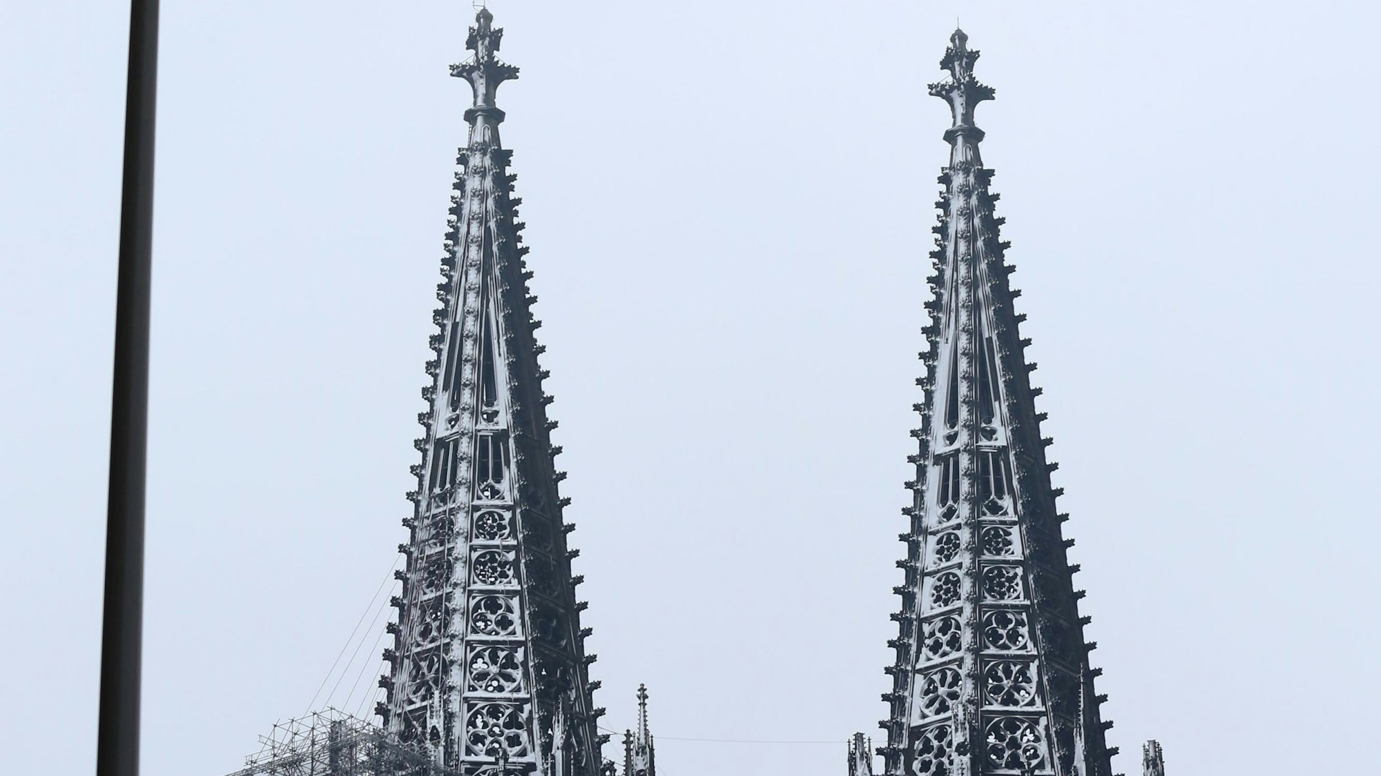 Domspitzen im Schnee (Archivbild)