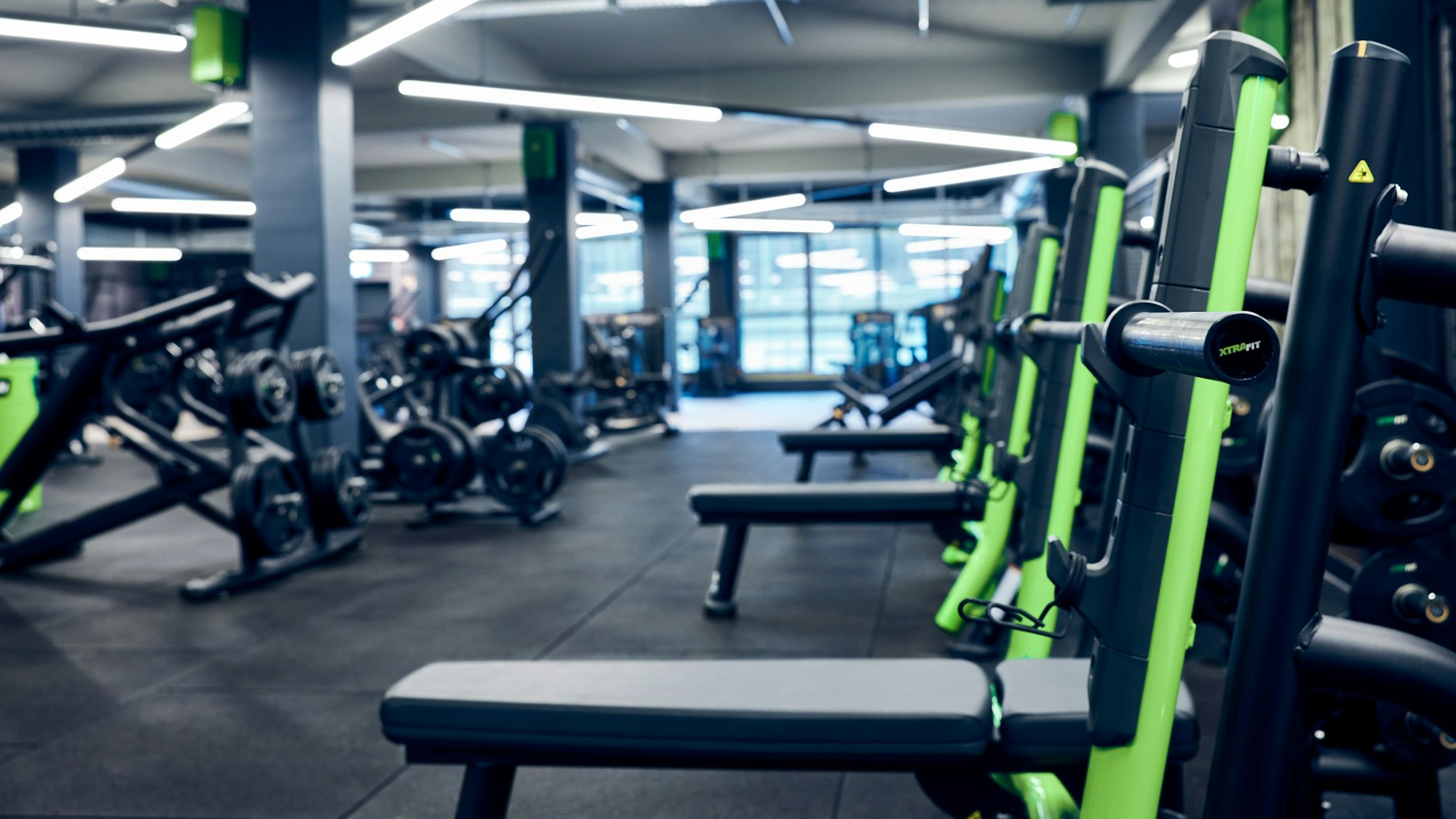 Innenansicht Xtrafit Köln-Poll