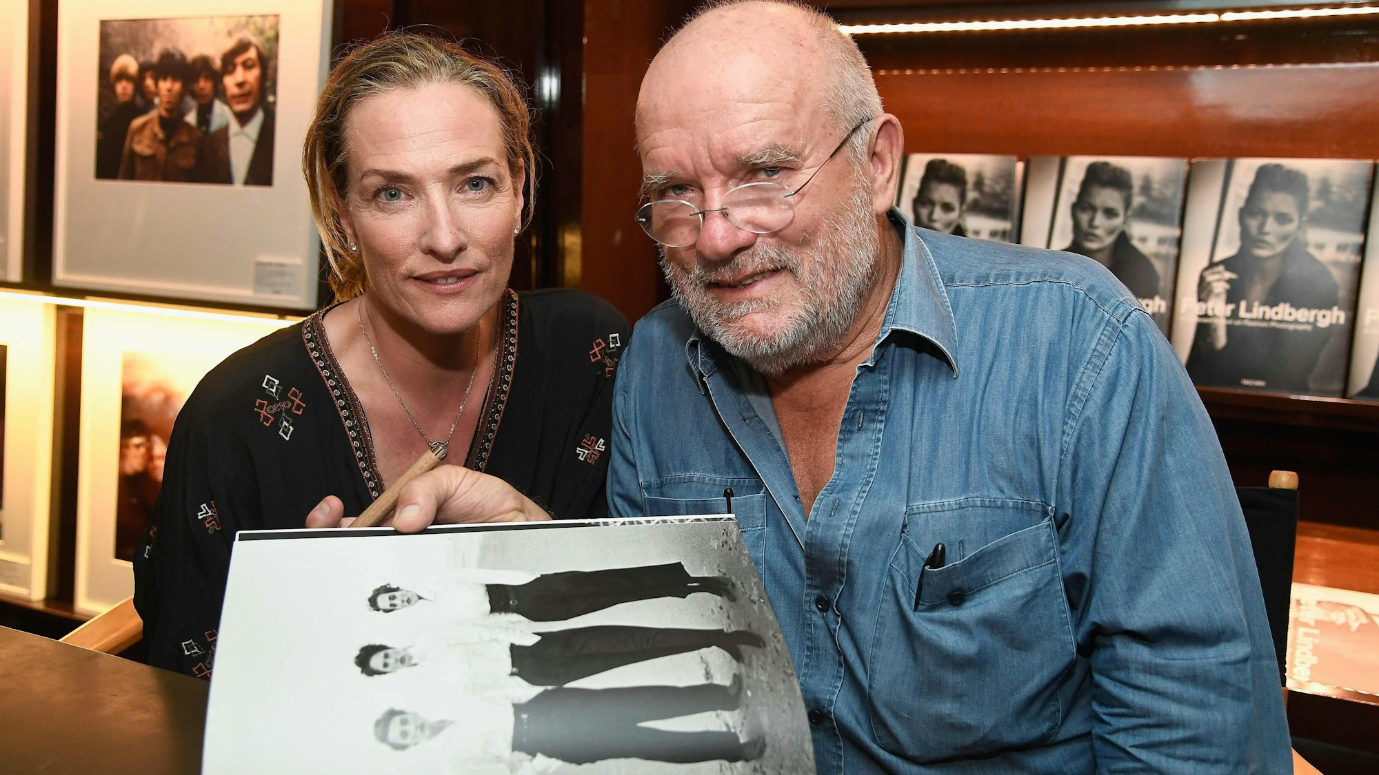 Das Model und sein Förderer: Tatjana Patitz und Peter Lindbergh.