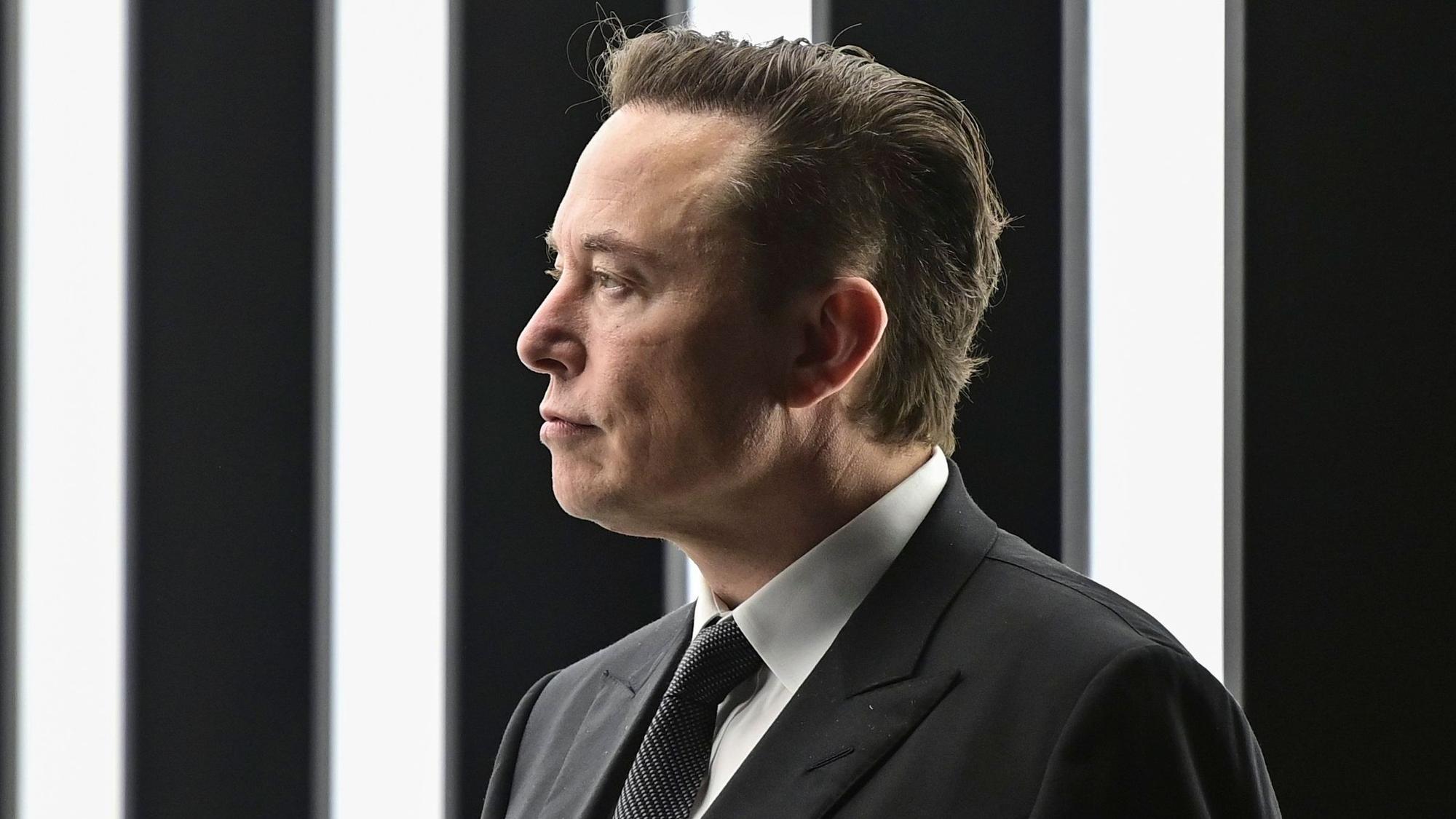 Tesla-CEO Elon Musk in Grünheide