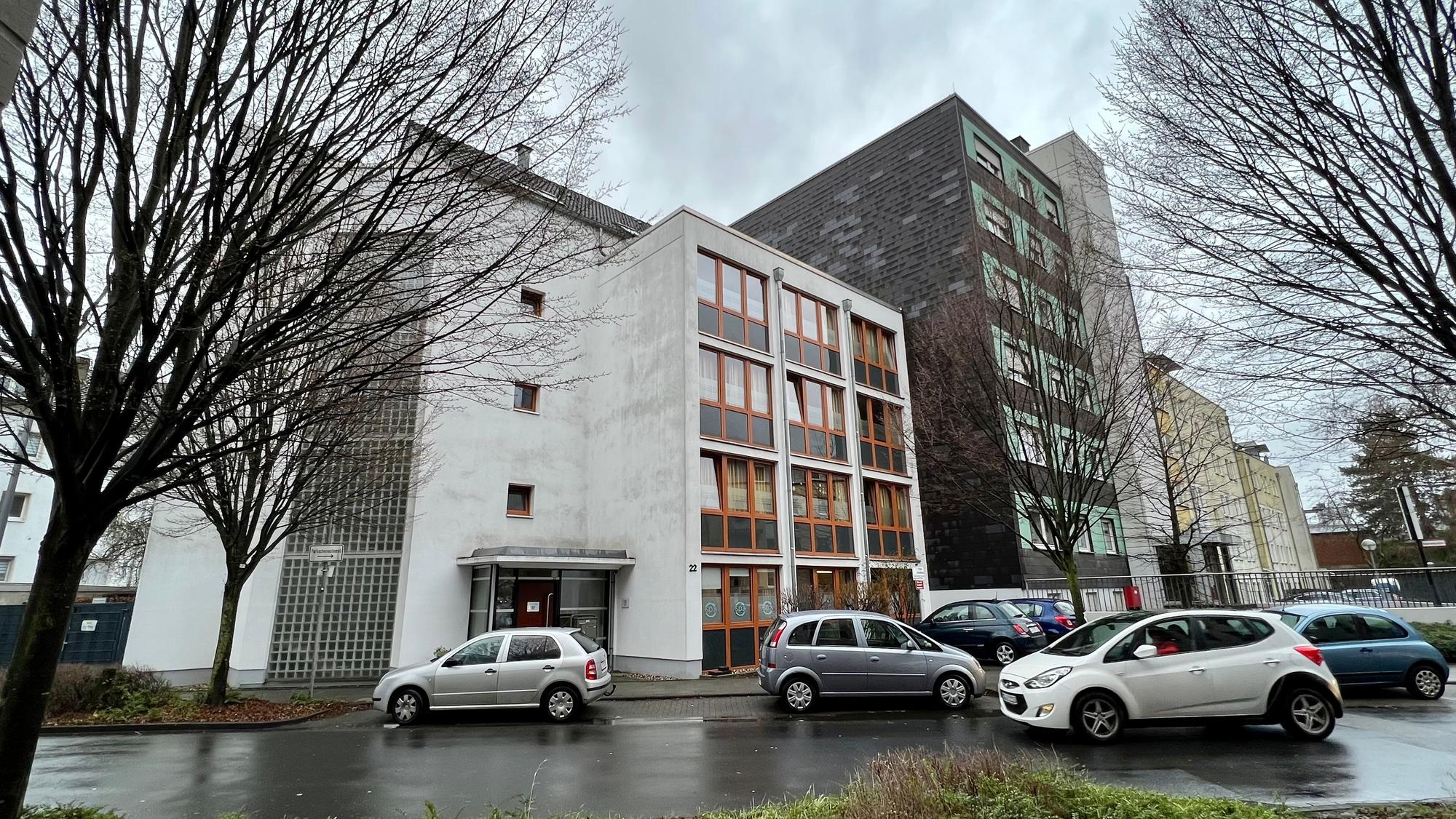 Außenansicht: das SPZ-Wohnhaus an der Günther-Weisenborn-Straße in Opladen