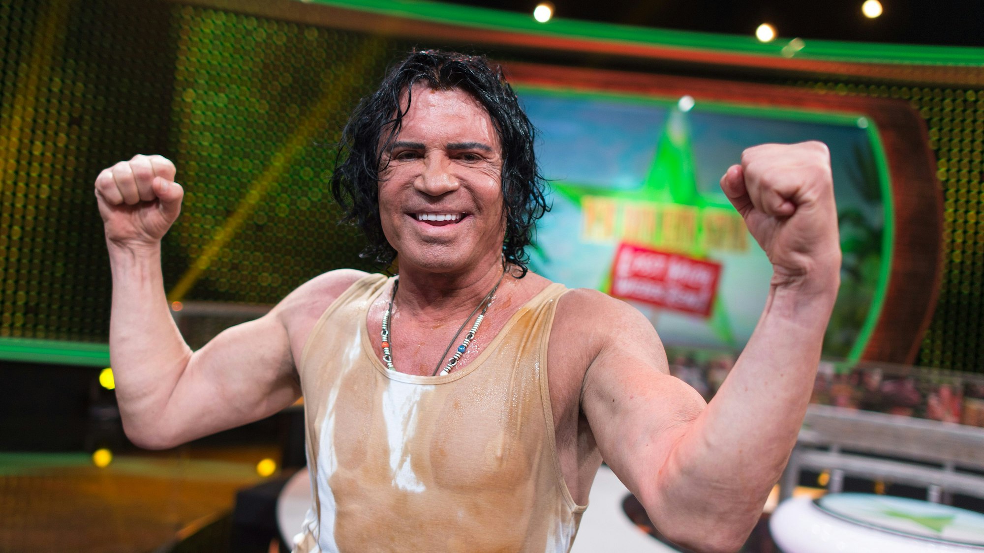 Costa Cordalis mit einer Siegerpose.