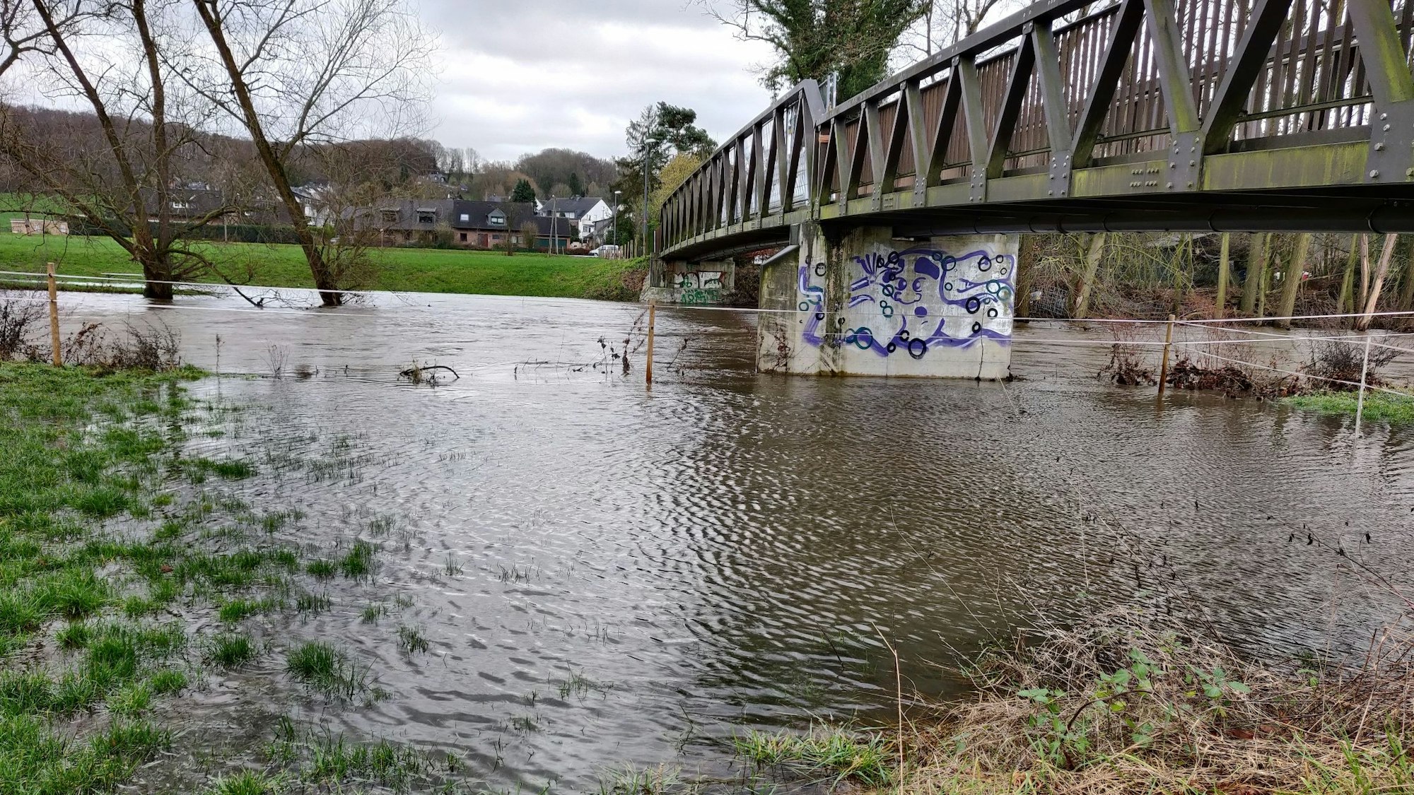 Hochwasser in Leichlingen 13. Januar 2023