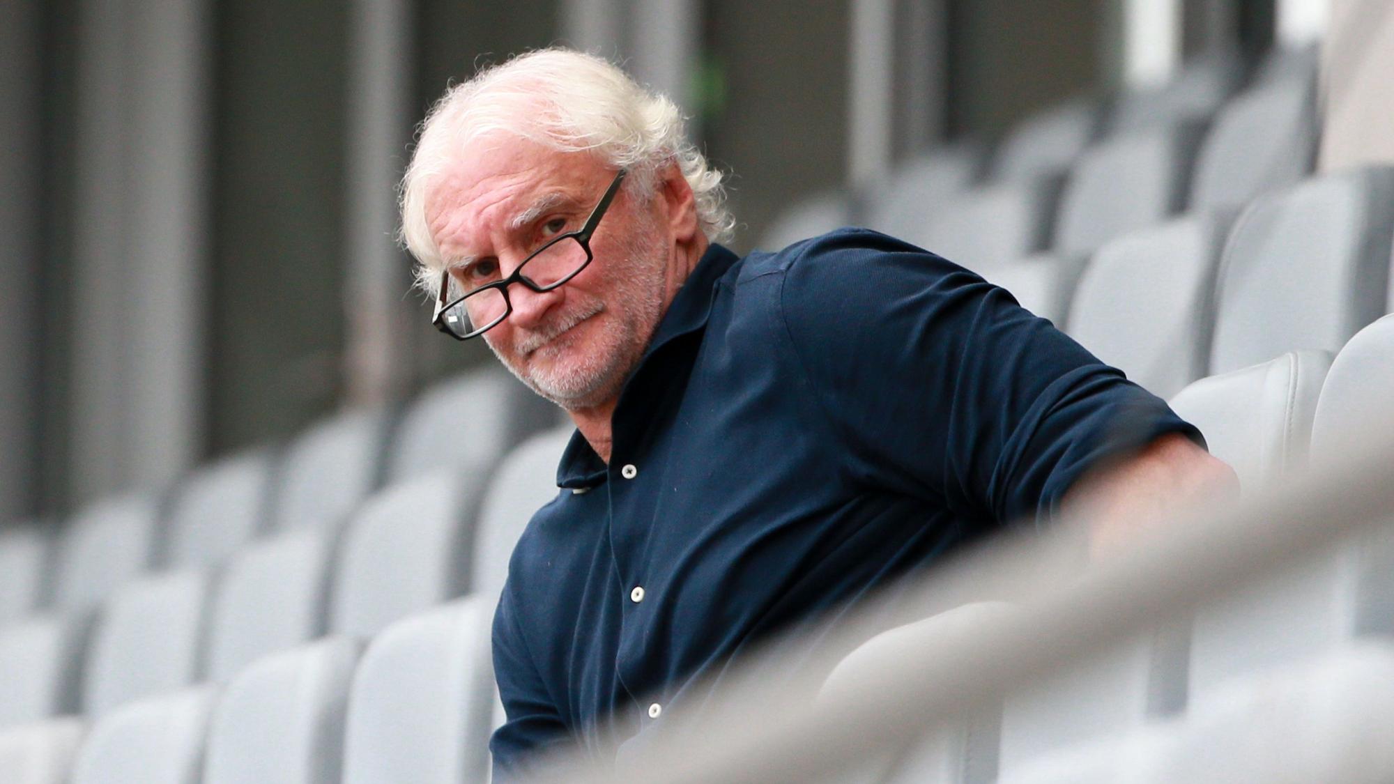 Bayer Leverkusen vs. RSC Anderlecht, Testspiel, Bayarena, Rudi Völler (Bayer), 04.09.2020, Herbert Bucco