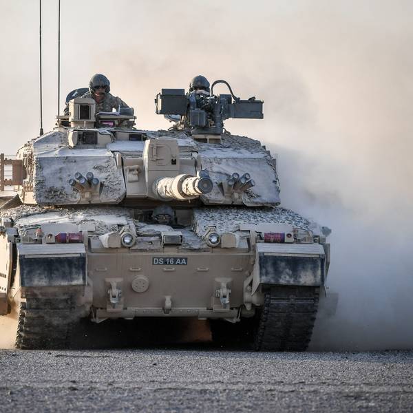 Ein britischer Challenger II Main Battle Tank