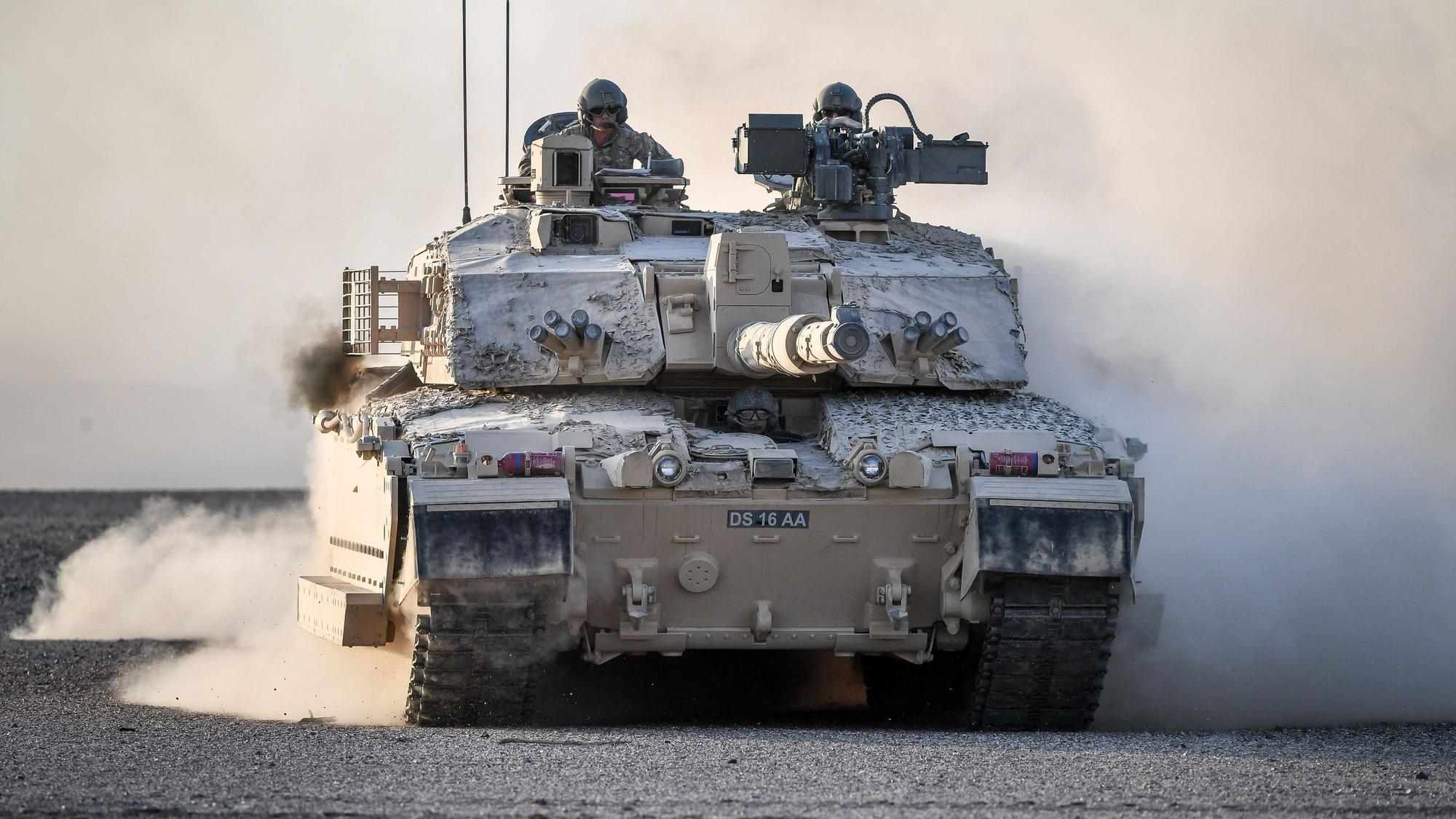 Ein britischer Challenger II Main Battle Tank