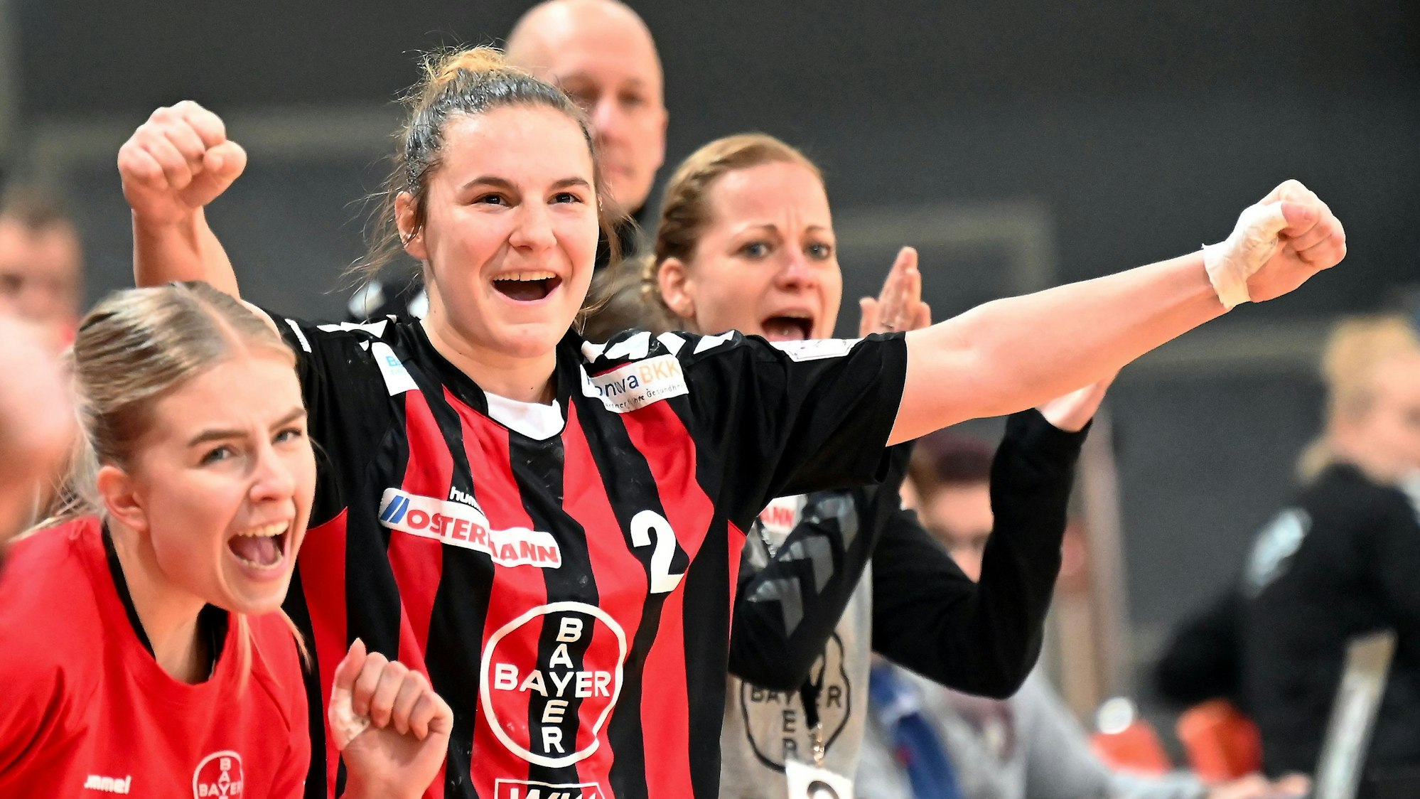 18.12.2022,-Handball-Frauen-Bayer 04-Bad Wildungen
rechts: Mareike Thomaier (Bayer)
Foto: Uli Herhaus