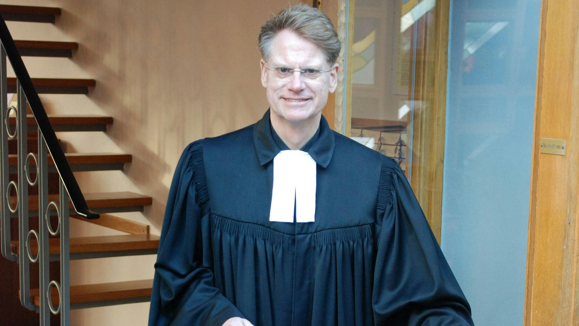 Der evangelische Pfarrer Frank Raschke geht nach 28 Jahren in Bad Münstereifel in den Ruhestand.