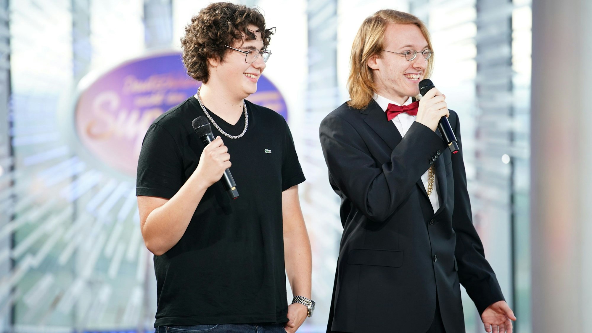 Raphael Chassé und Linus König aus Bergheim-Fliesteden gaben bei DSDS eine Rapper-Persiflage zum Besten.