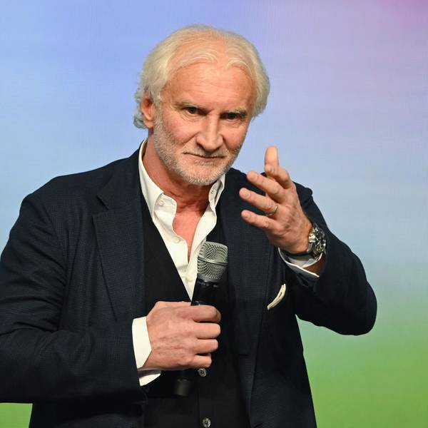 Rudi Völler beim DFL-Neujahrsempfang