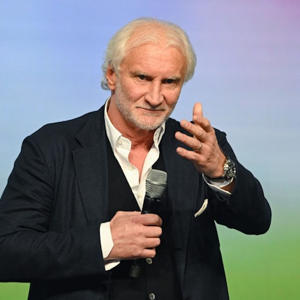 Rudi Völler beim DFL-Neujahrsempfang