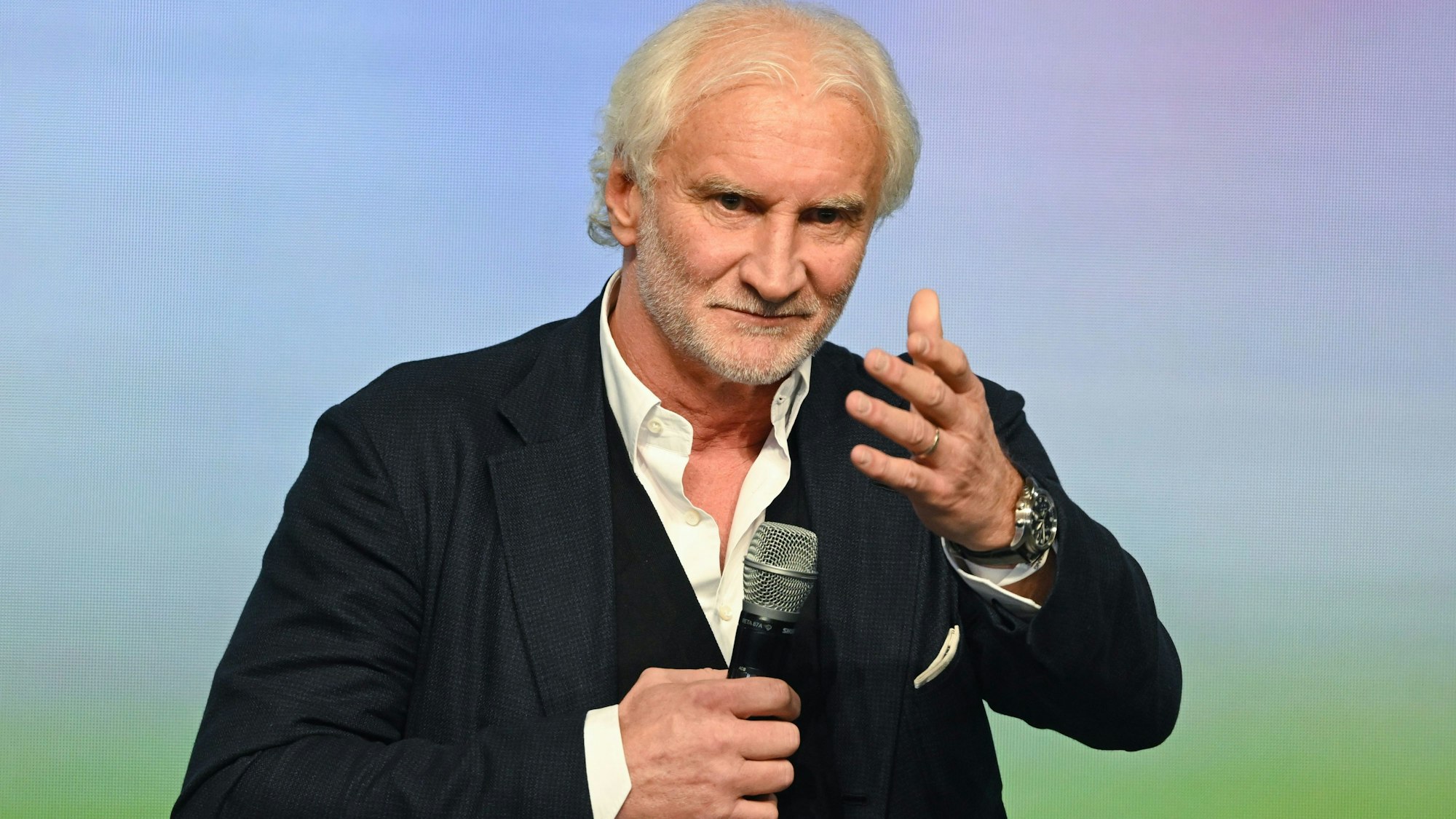 Rudi Völler beim DFL-Neujahrsempfang