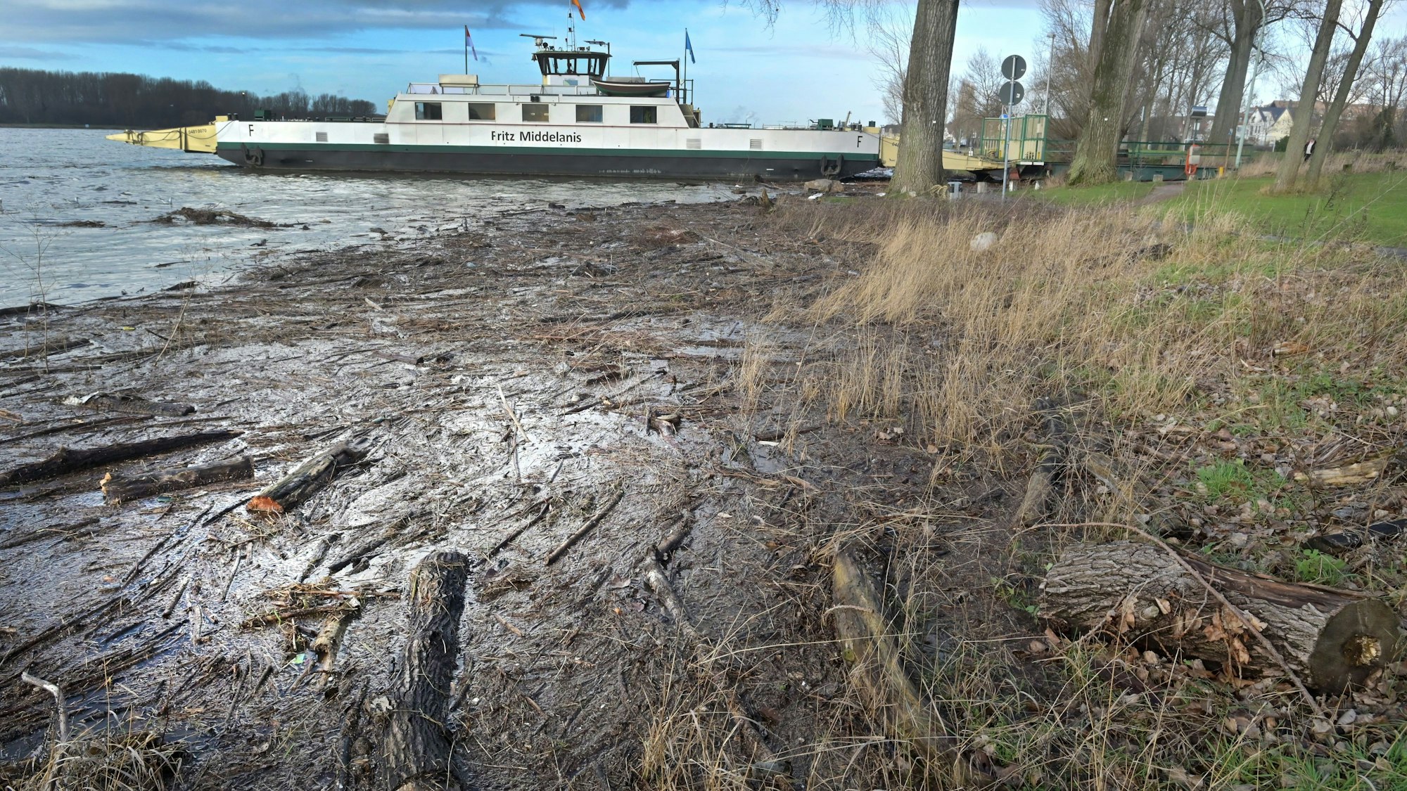 An der Hitdorfer Fähre Fritz Middelanis. Foto: Ralf Krieger