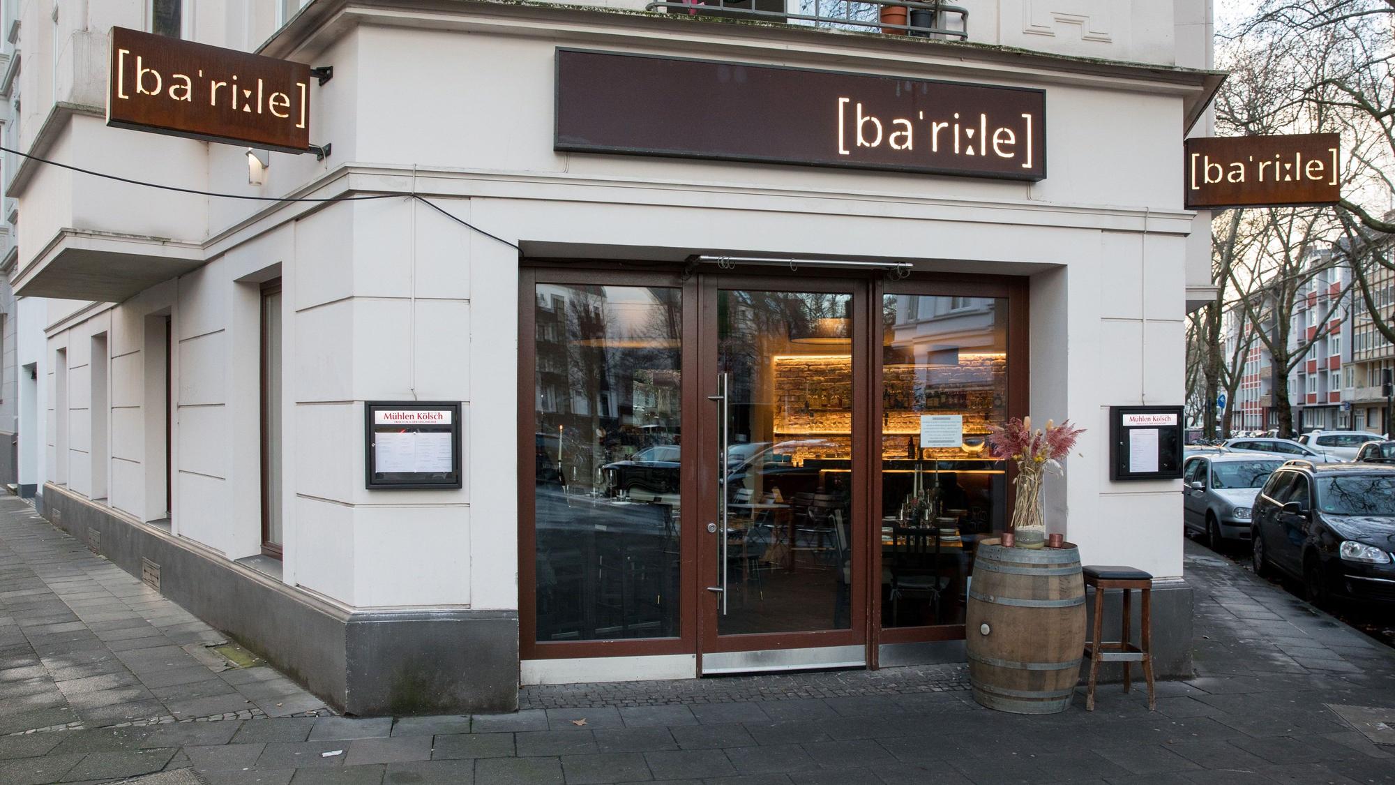 Das Restaurant Barile im Agnesviertel in Köln von außen.
