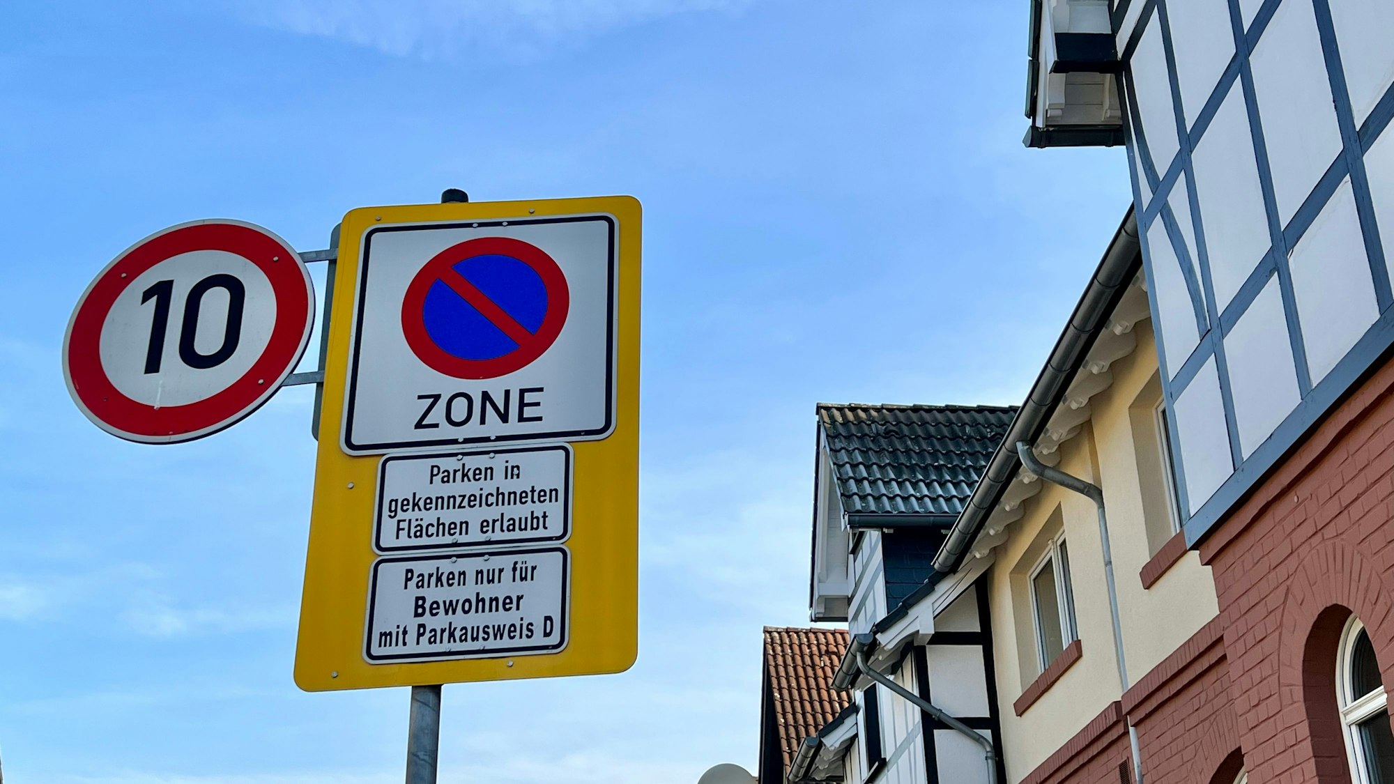 Anwohnerparken in der Kolonie