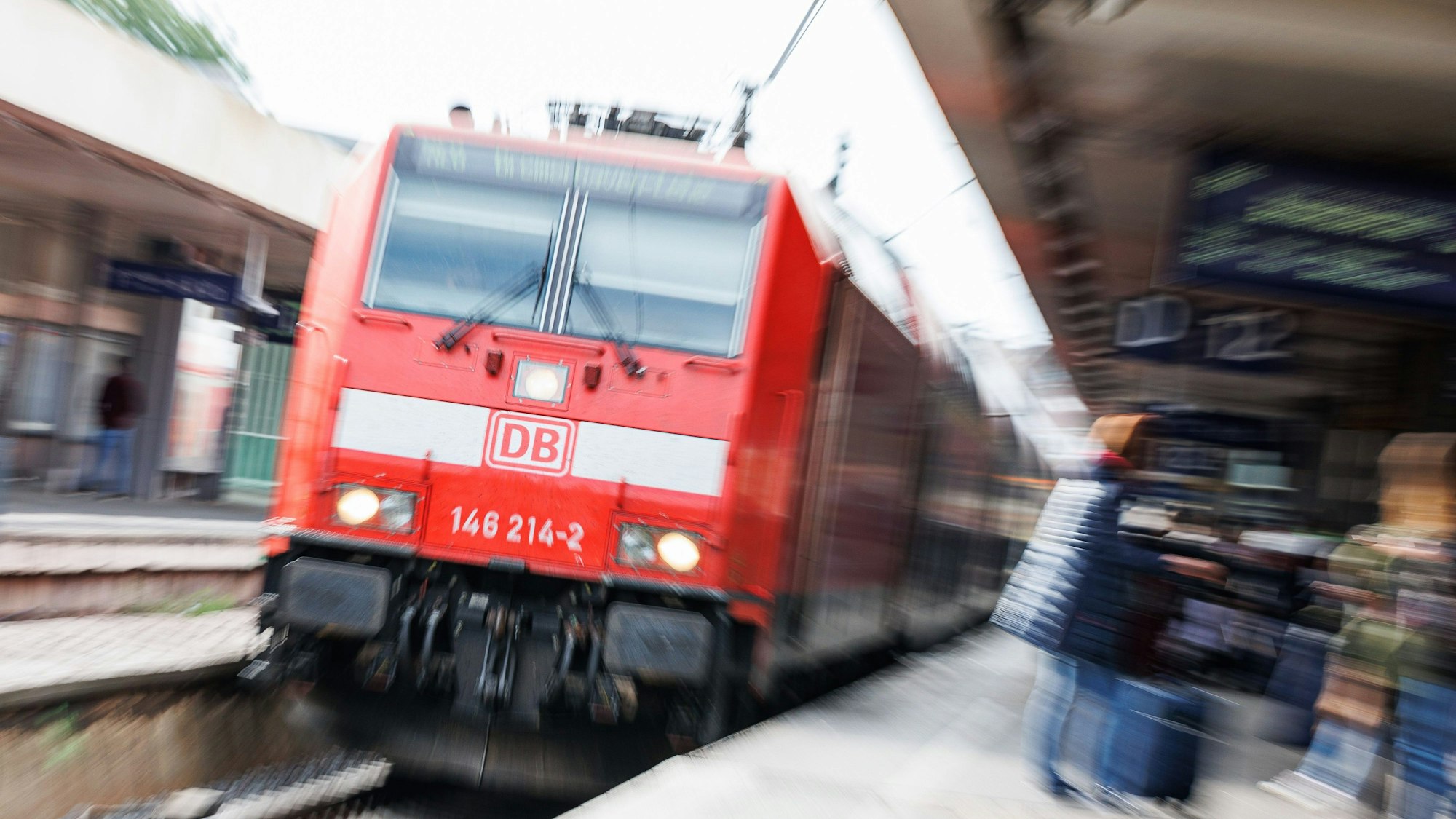 Eine Regionalbahn der Deutschen Bahn