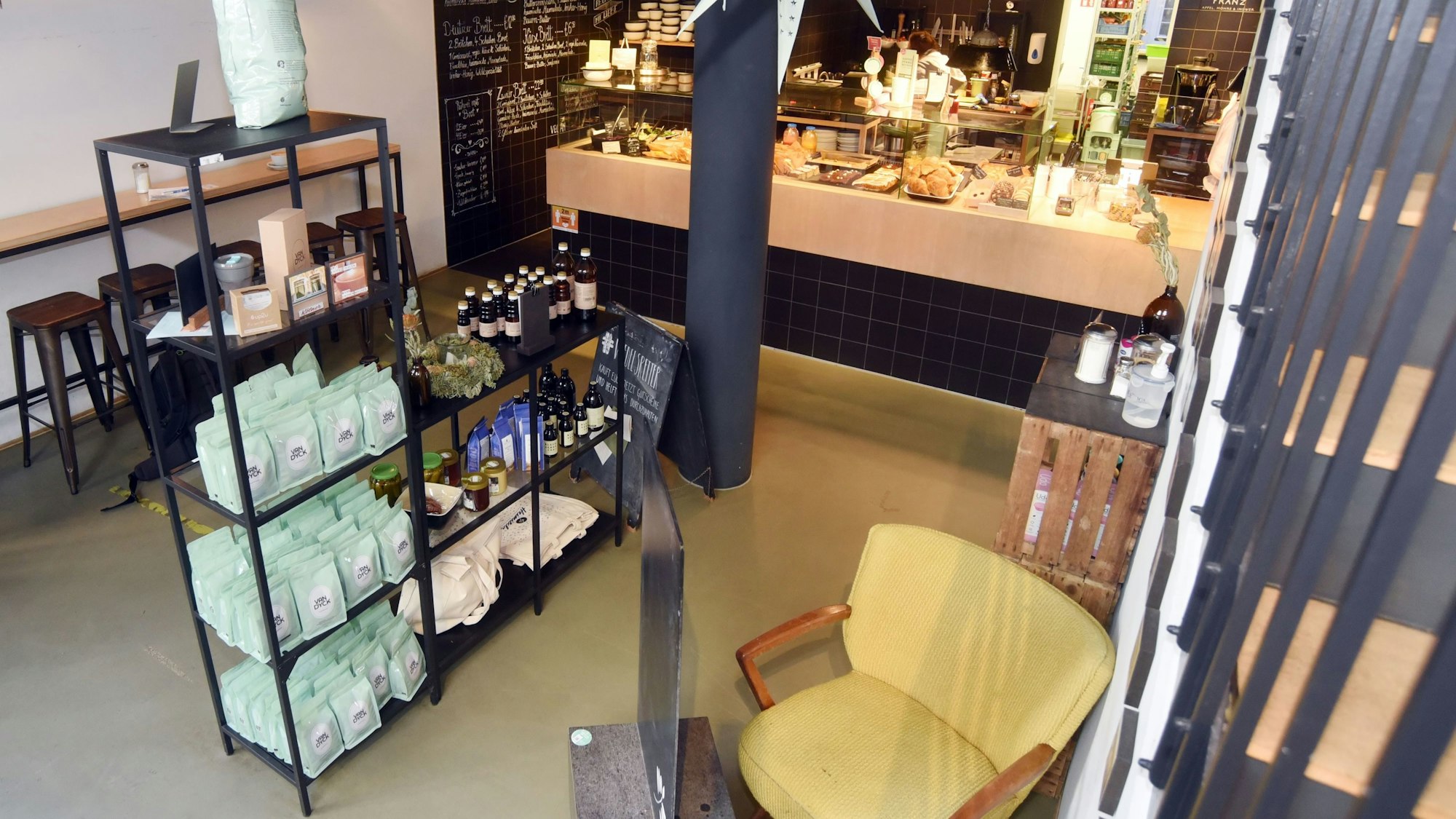 Innenraum eines Cafés