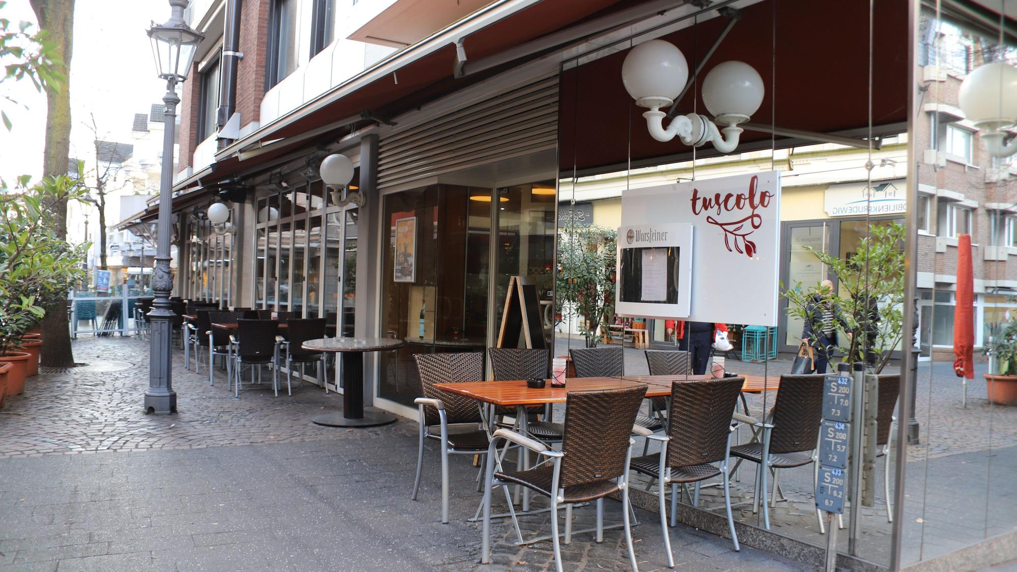 Das „Tuscolo“ in Siegburg wartet noch auf die Pfandschalen.