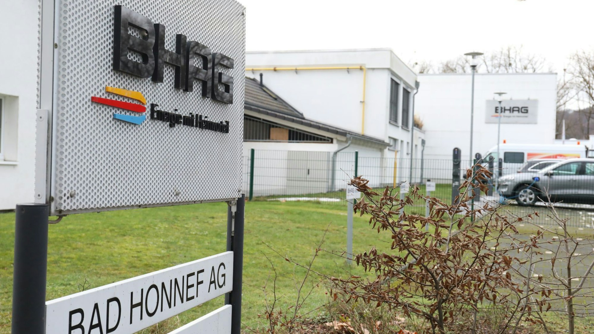 Der Eingang des Unternehmens Bad Honnef AG.