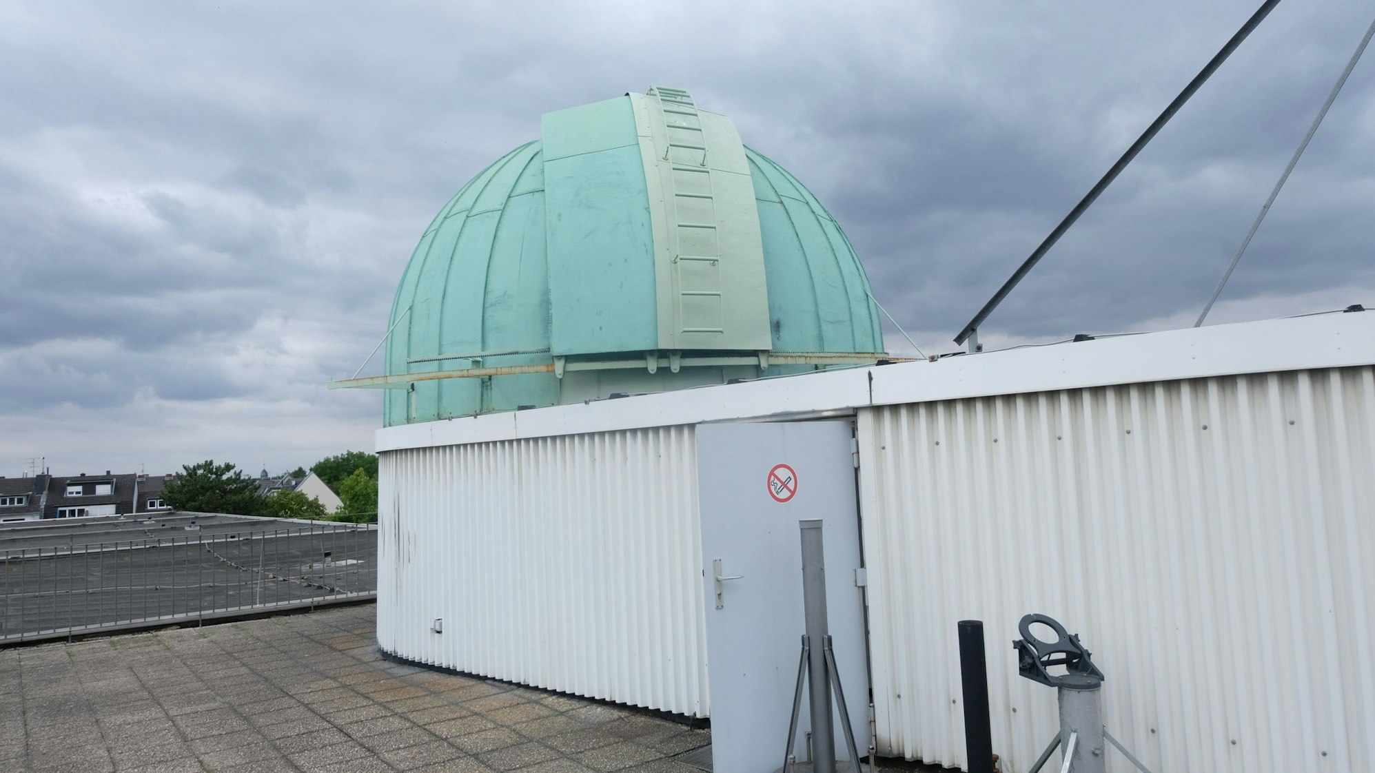 Die Kuppel der Volkssternwarte.