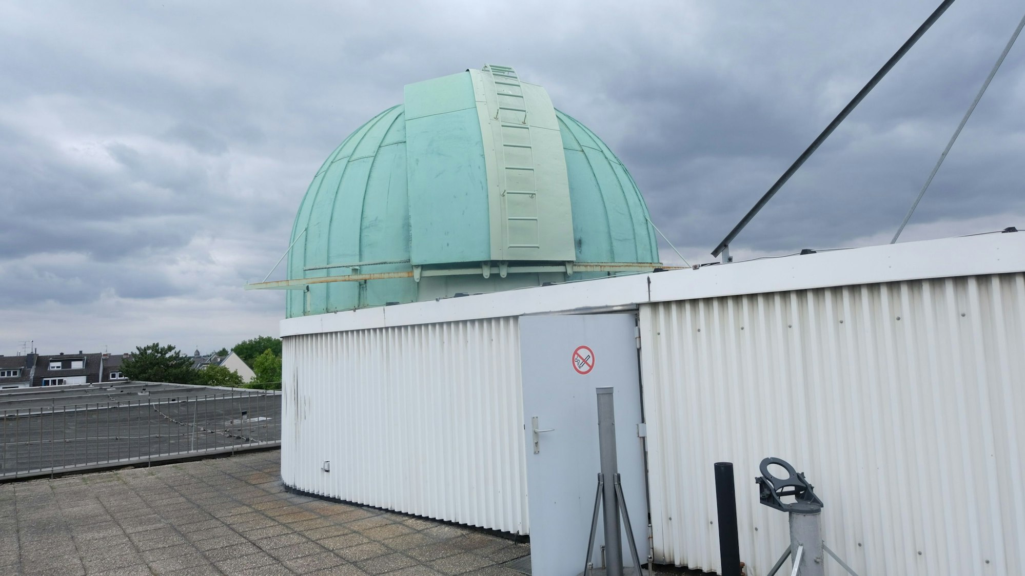 Die Kuppel der Volkssternwarte.