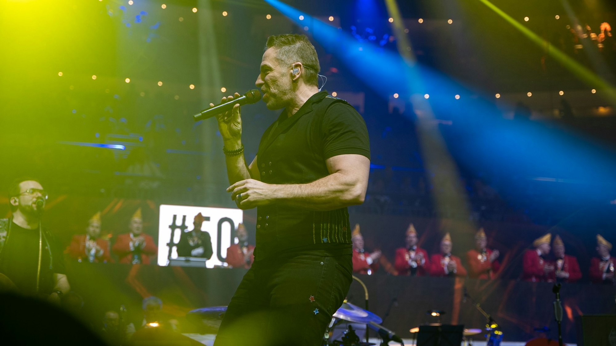 Patrick Lück, Frontmann der Höhner, bei der Lachenden