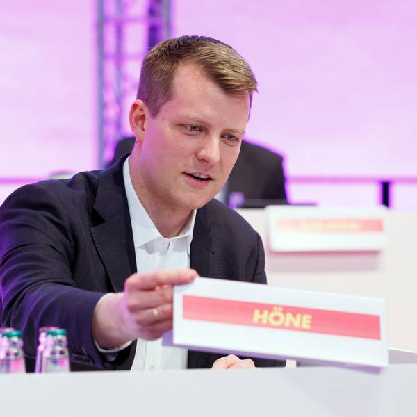 Bielefeld: Henning Höne, neu gewählter Landesvorsitzender der FDP in Nordrhein-Westfalen