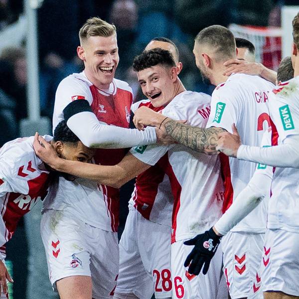 Großer Jubel beim 1. FC Köln