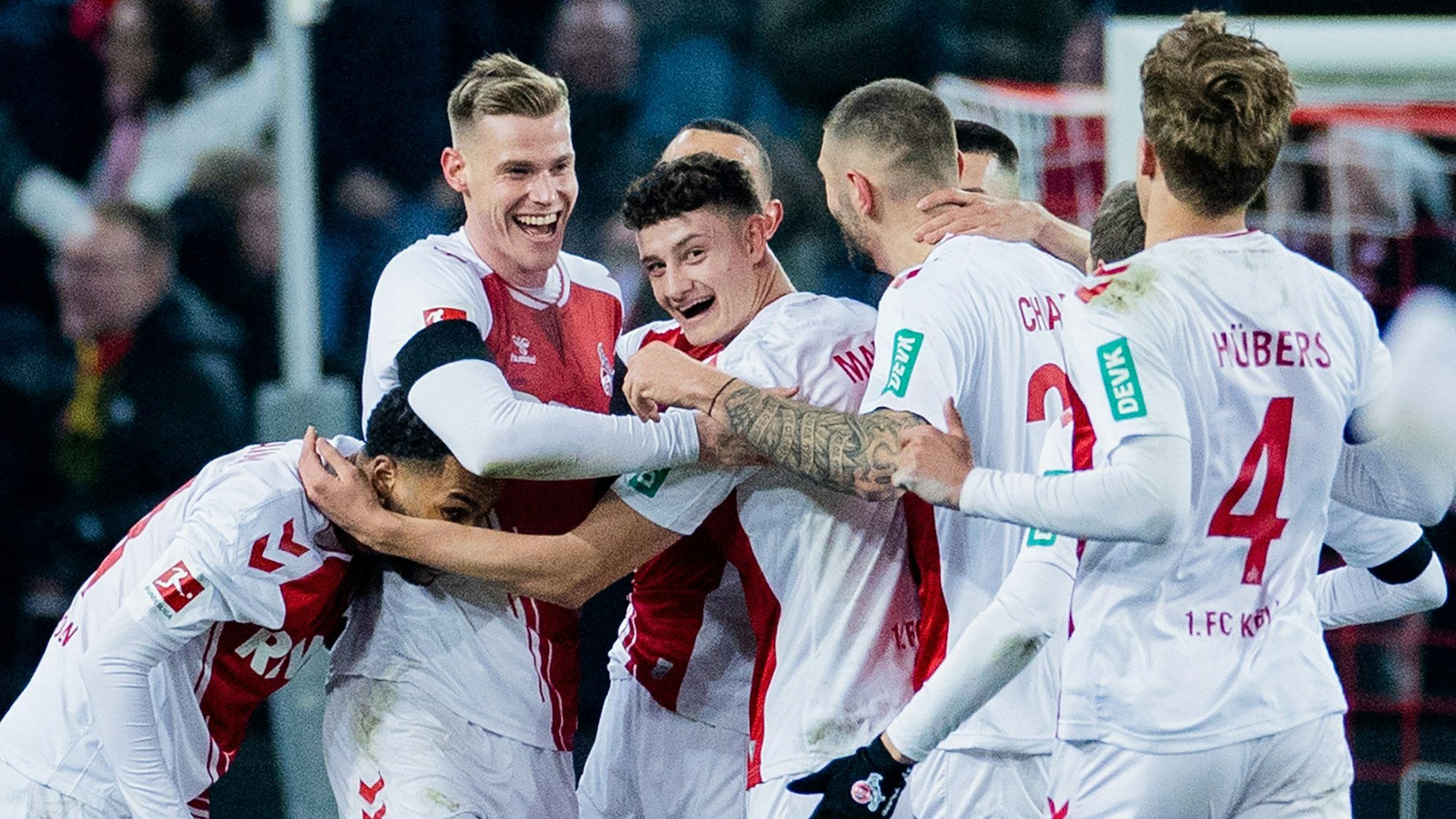 Großer Jubel beim 1. FC Köln