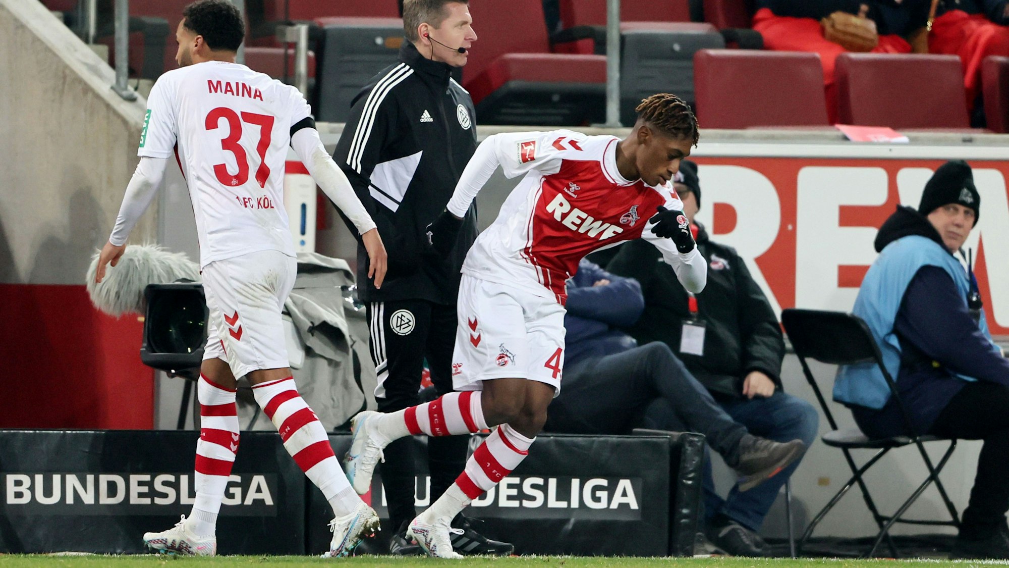 Justin Diehl wurde am 16. Spieltag im Spiel des 1. FC Köln gegen Werder Bremen eingewechselt.