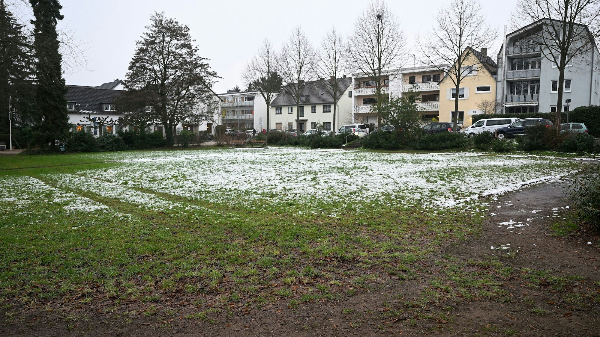 Diese Grünanlage an der Wilhelm-Klein-Straße wird zum Mehrgenerationenpark.