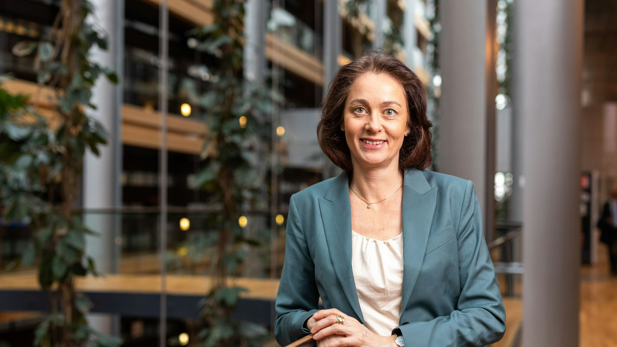 Katarina Barley, gebürtige Kölnerin und derzeit für die SPD Vizepräsidentin des EU-Parlaments.